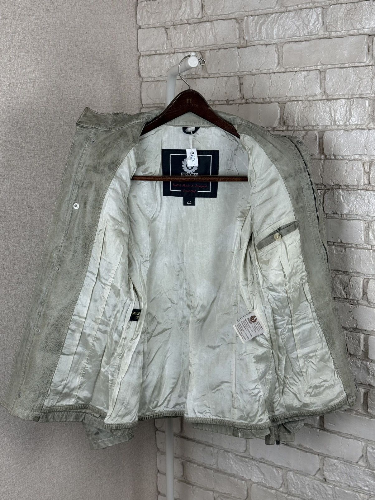 Belstaff Belstaff Trialmaster Gold Label Motorcycle Leather Jacket Size L / US 10 / IT 46 - 16 Thumbnail