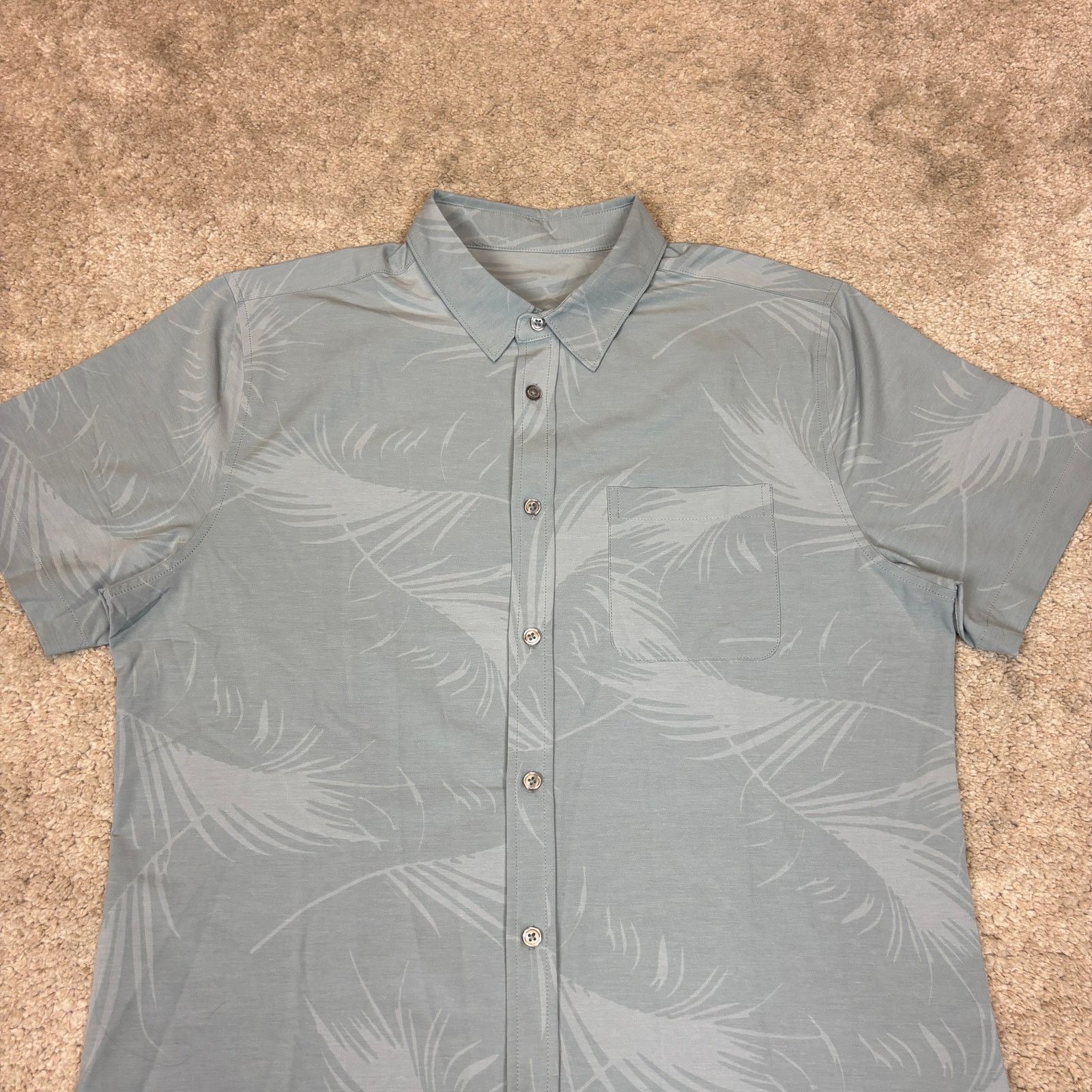 Vuori Vuori Short Sleeve Bridge Button Down Shirt Men's Large Size US L / EU 52-54 / 3 - 2 Thumbnail