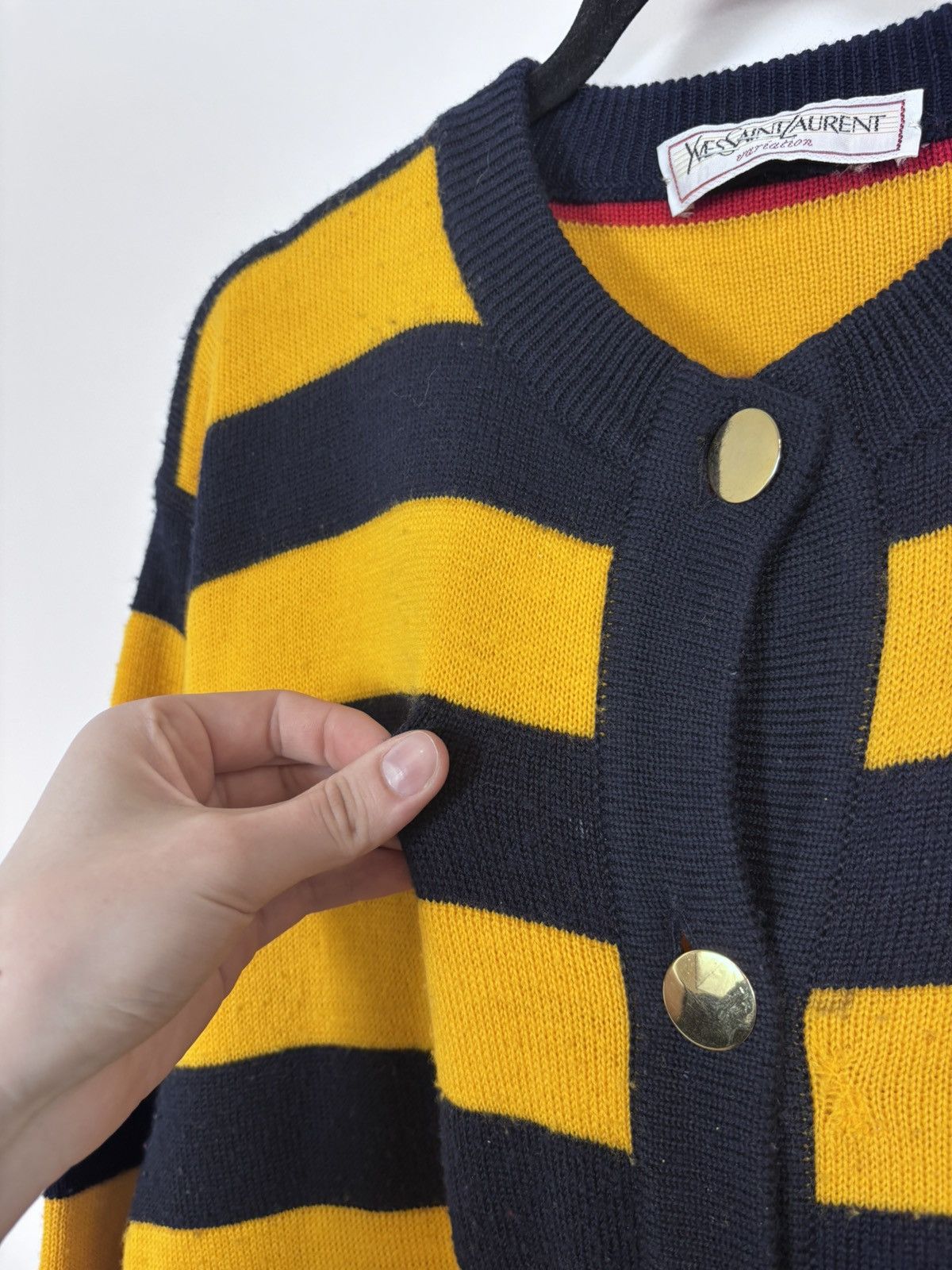 Yves Saint Laurent Vintage Yves Saint Laurent Variation Women’s Cardigan Size M / US 6-8 / IT 42-44 - 19 Thumbnail
