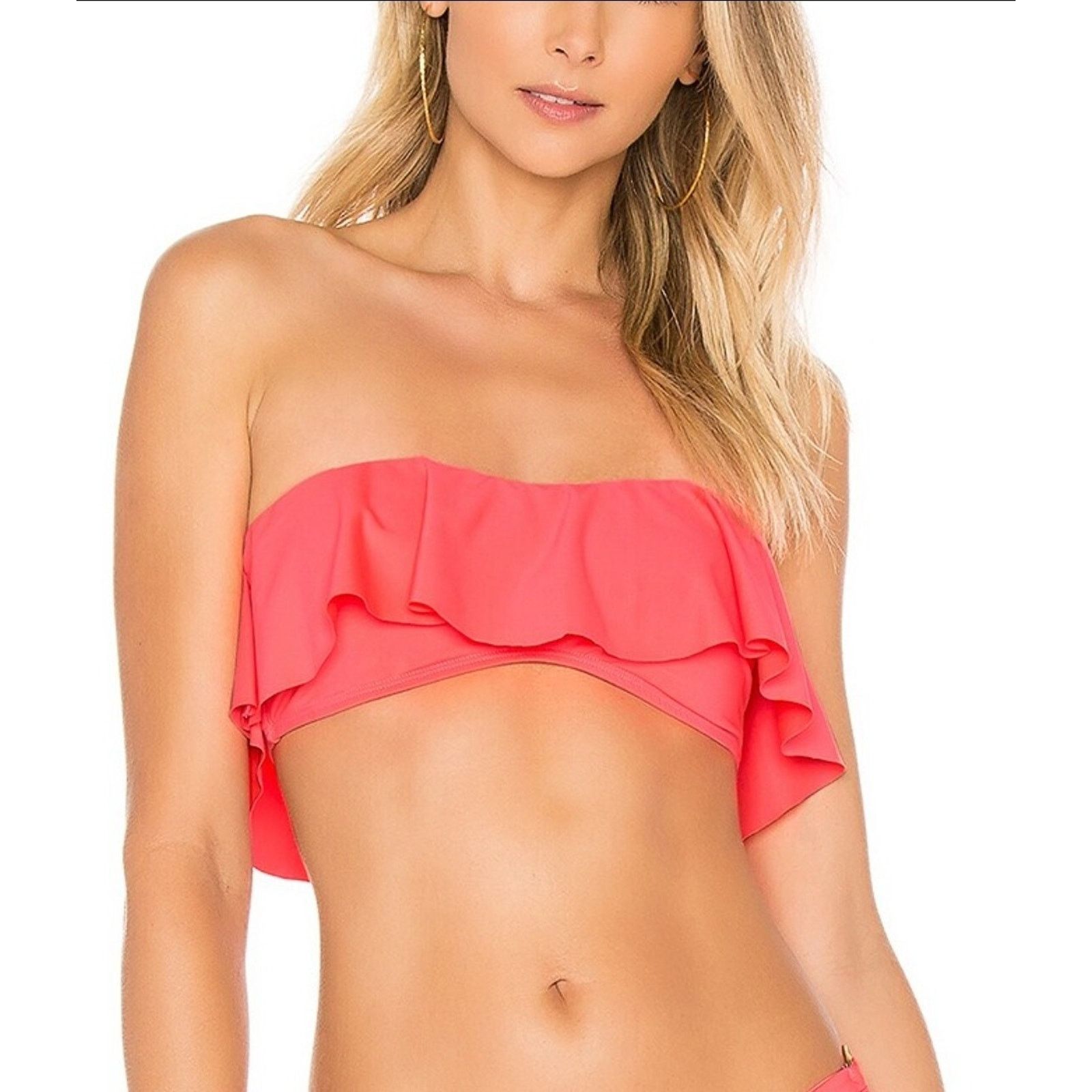 Other NWT L*Space SET Lynne Top Estella Bikini Bottom Neon Pink S Size S / US 4 / IT 40 - 6 Thumbnail
