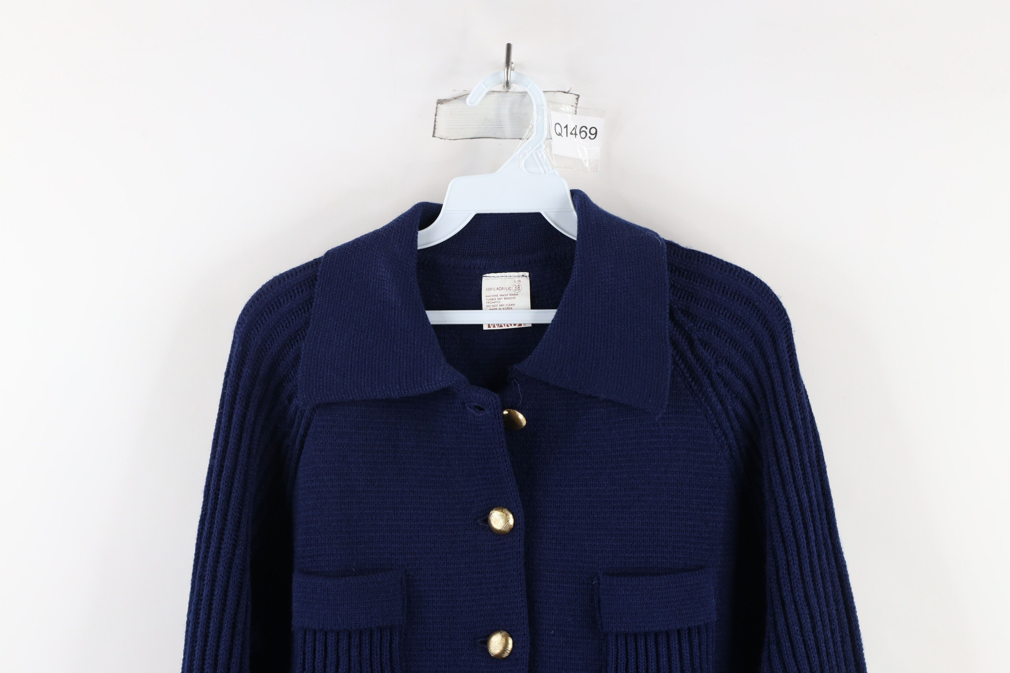 Vintage Vintage 60s 70s Streetwear Button Cardigan Sweater Blazer Size XS / US 0-2 / IT 36-38 - 2 Thumbnail