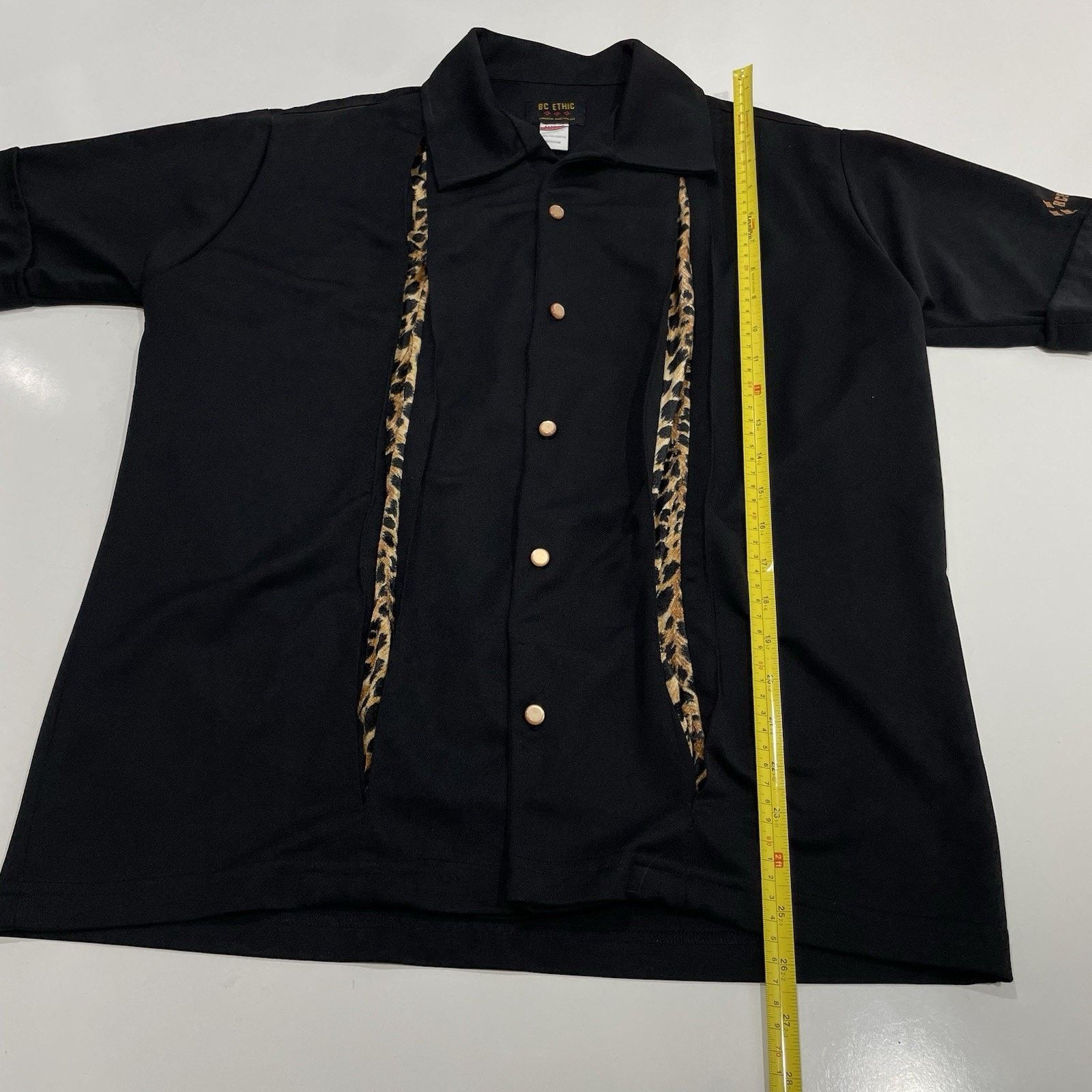 Bc Ethic BC Ethic Camp Shirt M Black Leopard Retro Lounge Bowling Size US M / EU 48-50 / 2 - 5 Thumbnail