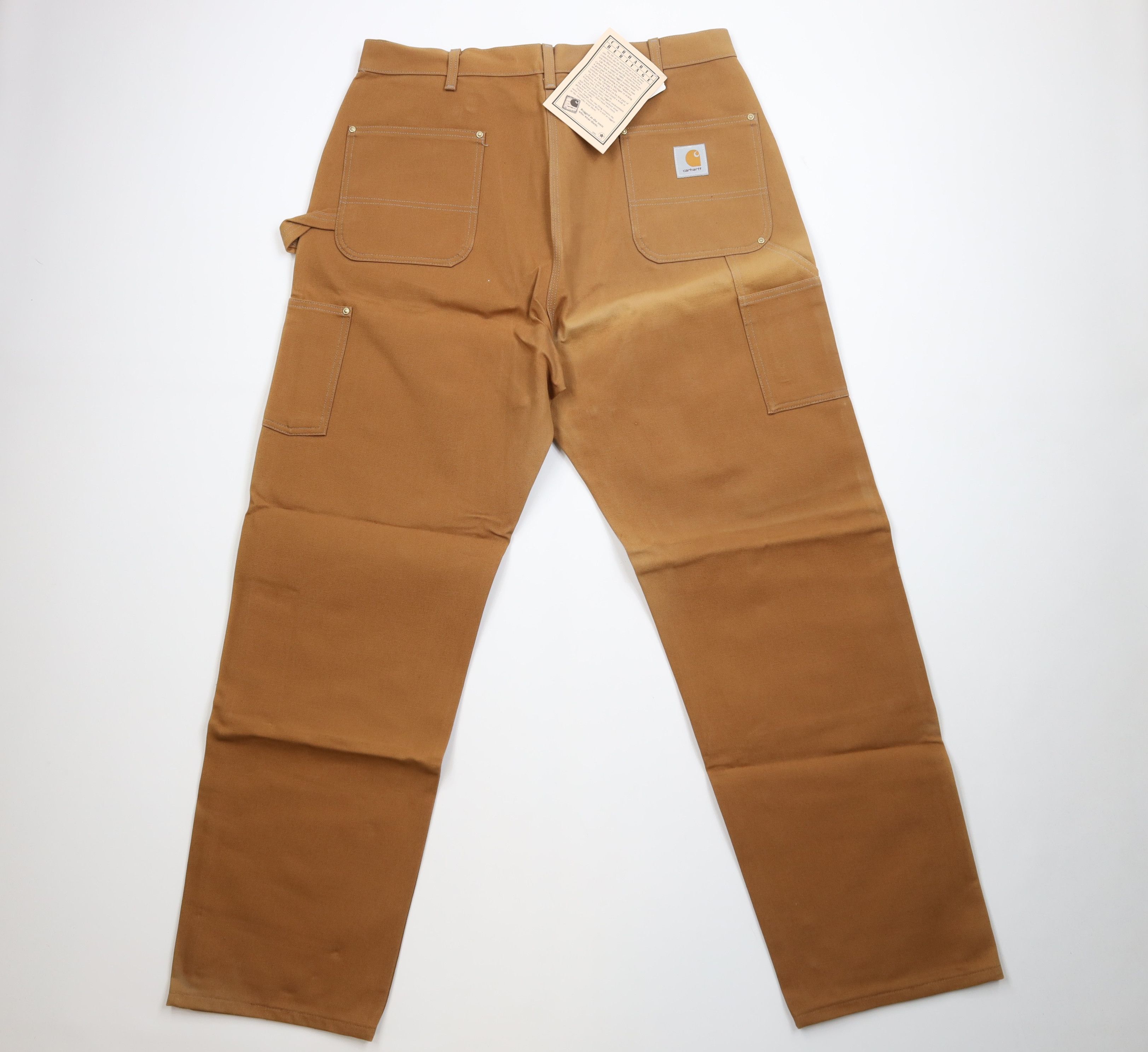 Carhartt Deadstock Vintage 90s Carhartt Wide Leg Pants Duck Brown USA Size US 42 / EU 58 - 7 Thumbnail