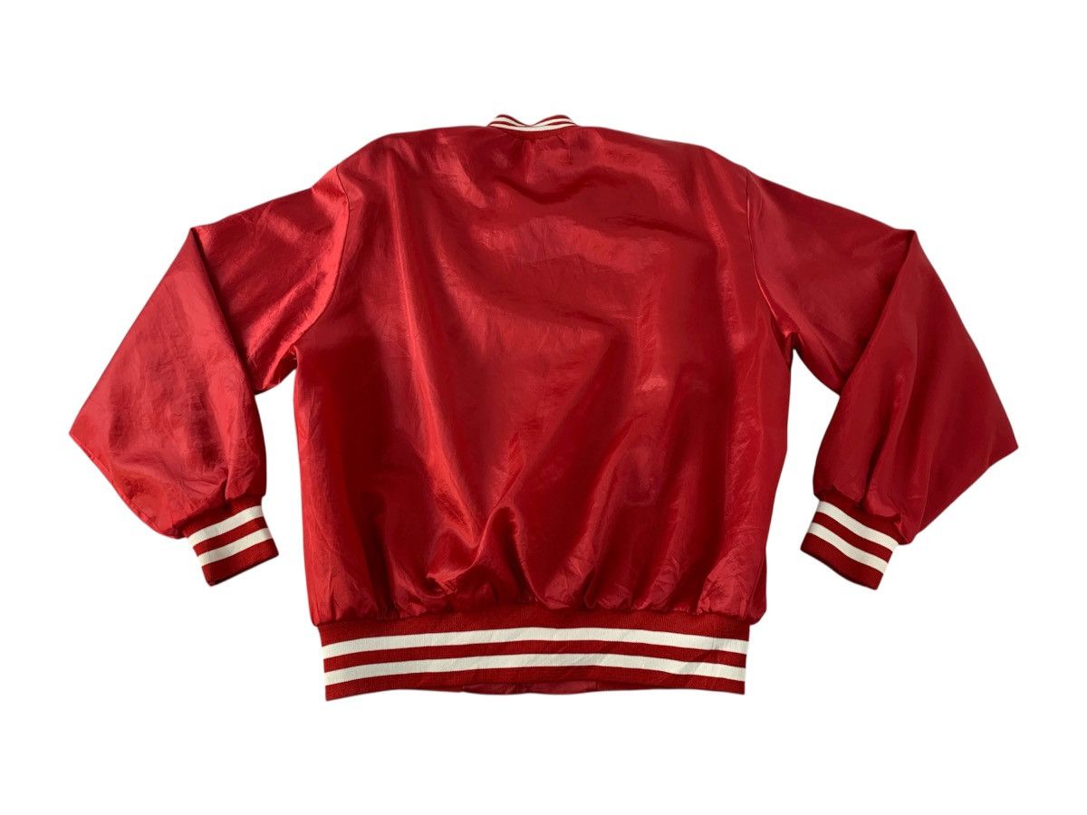 Swingster 90s Swingster Go Big Red Red Satin Bomber Varsity Jacket Size US L / EU 52-54 / 3 - 2 Thumbnail