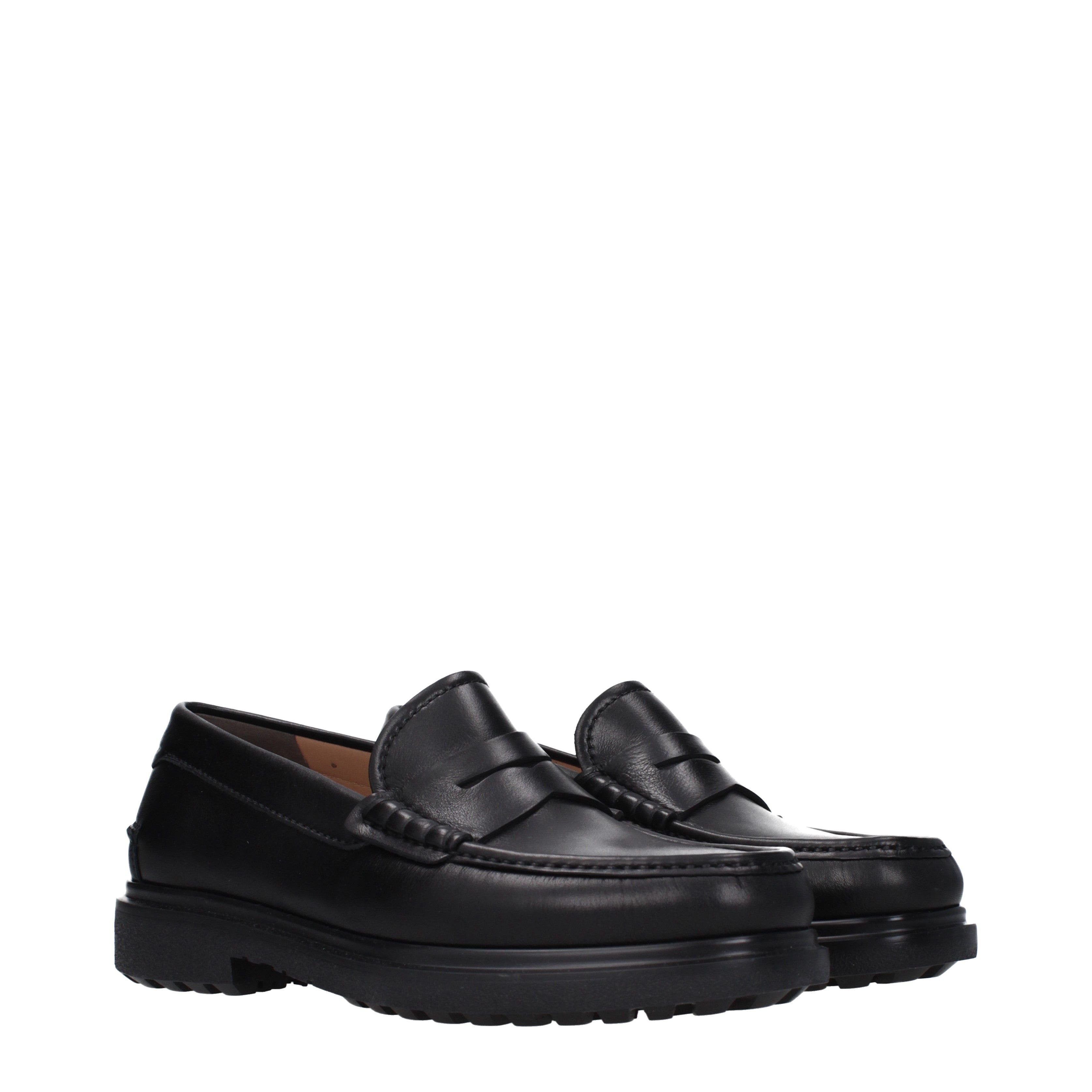 Salvatore Ferragamo Men's Loafers in Leather Size US 9 / EU 42 - 1 Thumbnail