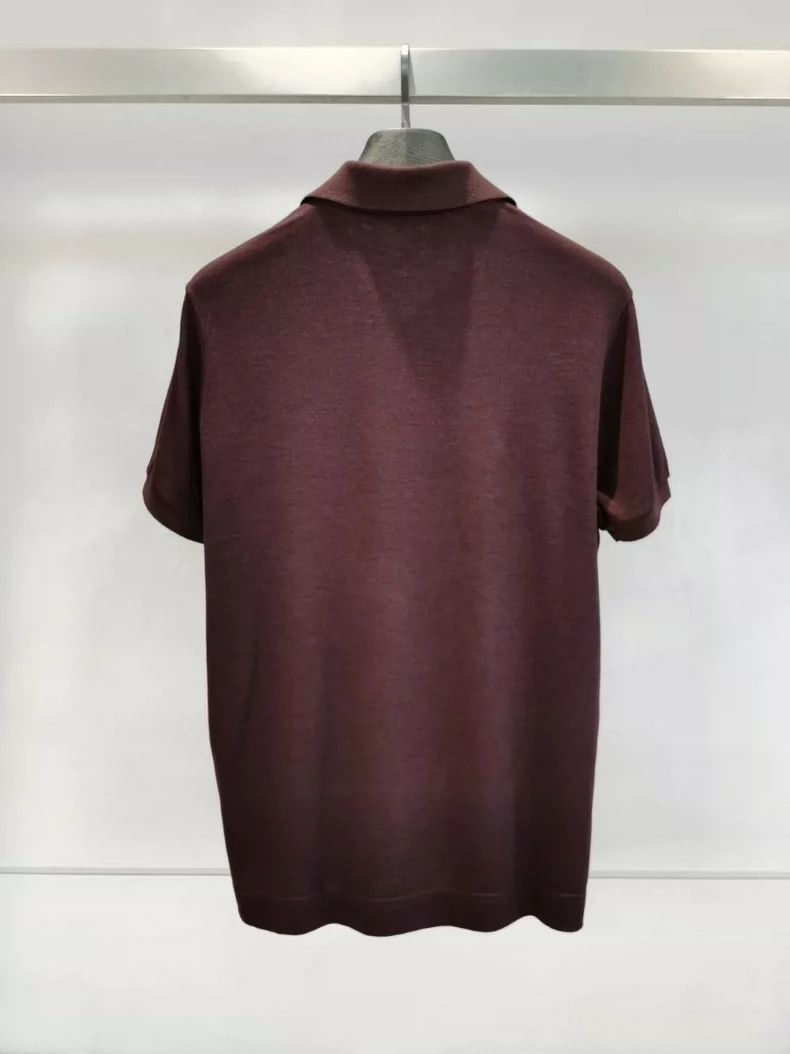 Ermenegildo Zegna Loro Piana Open Cashmere Silk Polo Size US XS / EU 42 / 0 - 8 Thumbnail