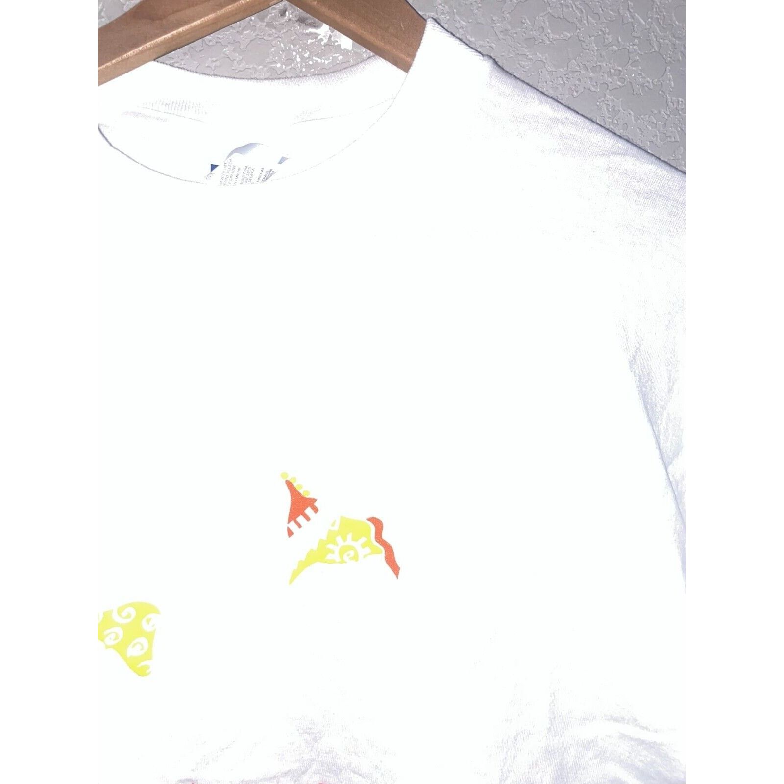 Jerzees Vintage Horse Shirt Misprint White Tee Medium 90s Test Print Size US M / EU 48-50 / 2 - 2 Thumbnail