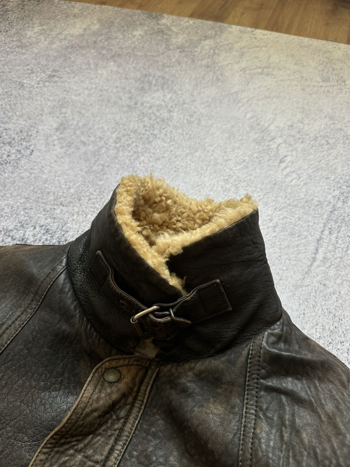 Archive Marithe+FRANCOIS GIRBAUD Leather Jacket Rare!