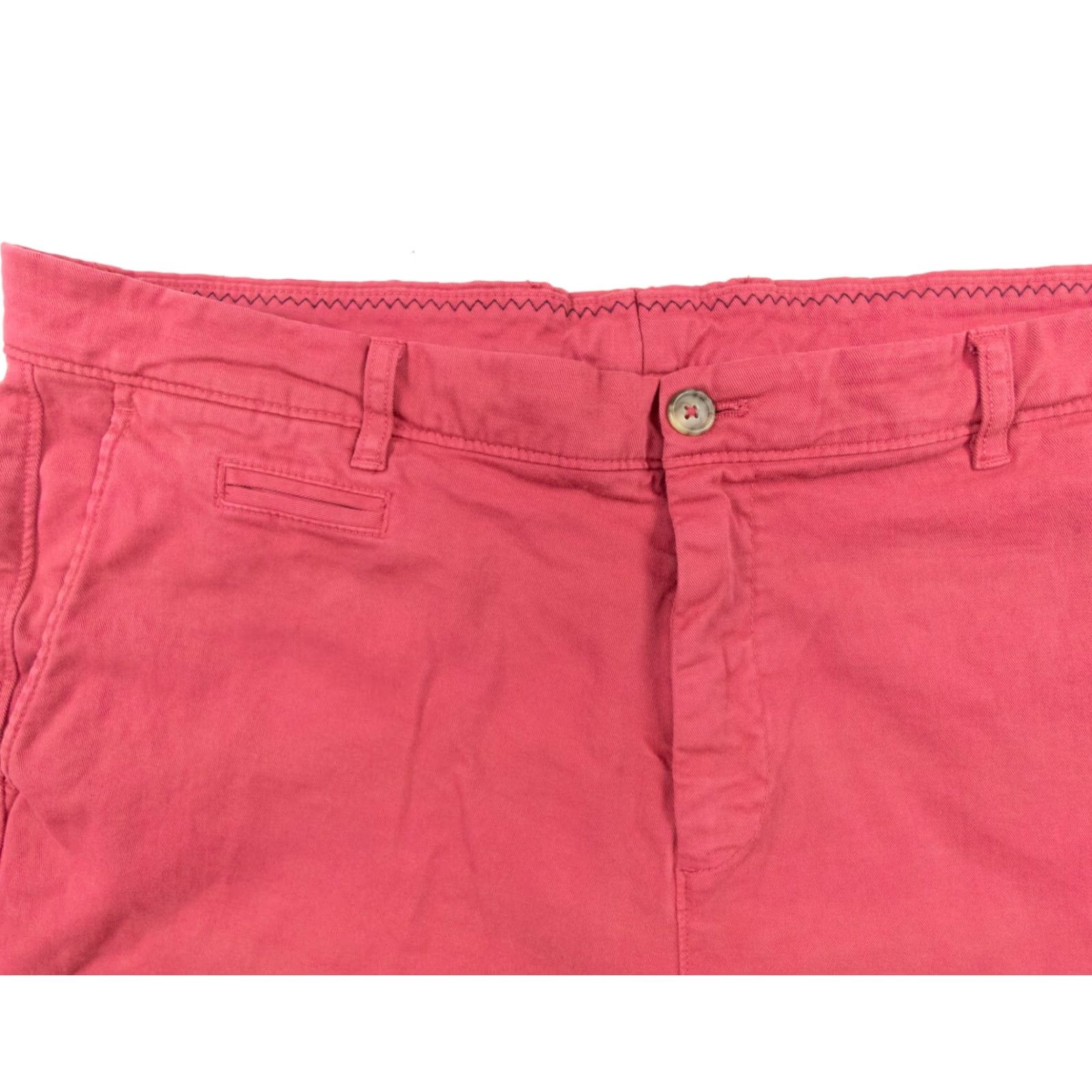 johnnie-O VINTAGE? No—Johnnie-O Men’s Stretch Chino Shorts 9" Inseam Pink 40 Regular Flat Front Casual Mens Size US 40 / EU 56 - 2 Thumbnail
