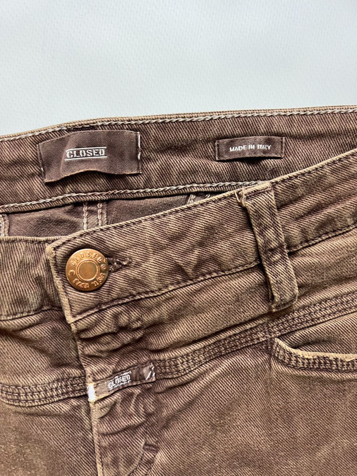 CLOSED × Marithe + Francois Girbaud Closed Brown Pants Jeans Womens Marithe Francois Girbaud Size 28" / US 6 / IT 42 - 4 Thumbnail