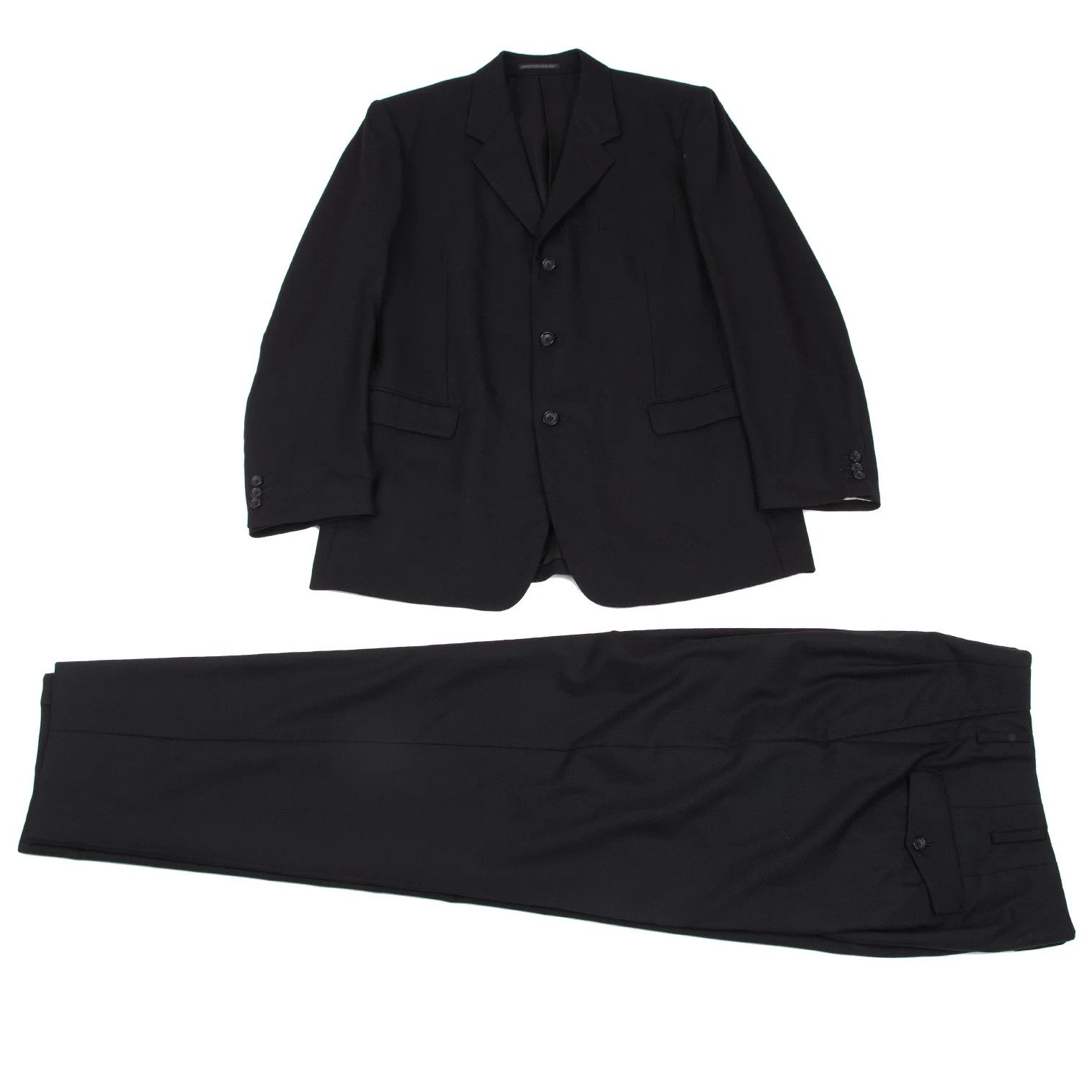 Yohji Yamamoto Yohji Yamamoto Costume Wool Two-Tuck Pants Black 3 Size US 34 / EU 50 - 12 Thumbnail
