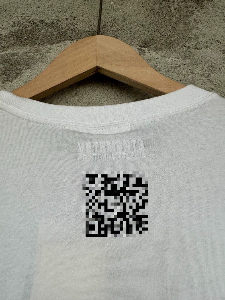 Vetements Vetements18Fw QR Code Short Sleeve 2503-Nextarrow Size US M / EU 48-50 / 2 - 4 Thumbnail