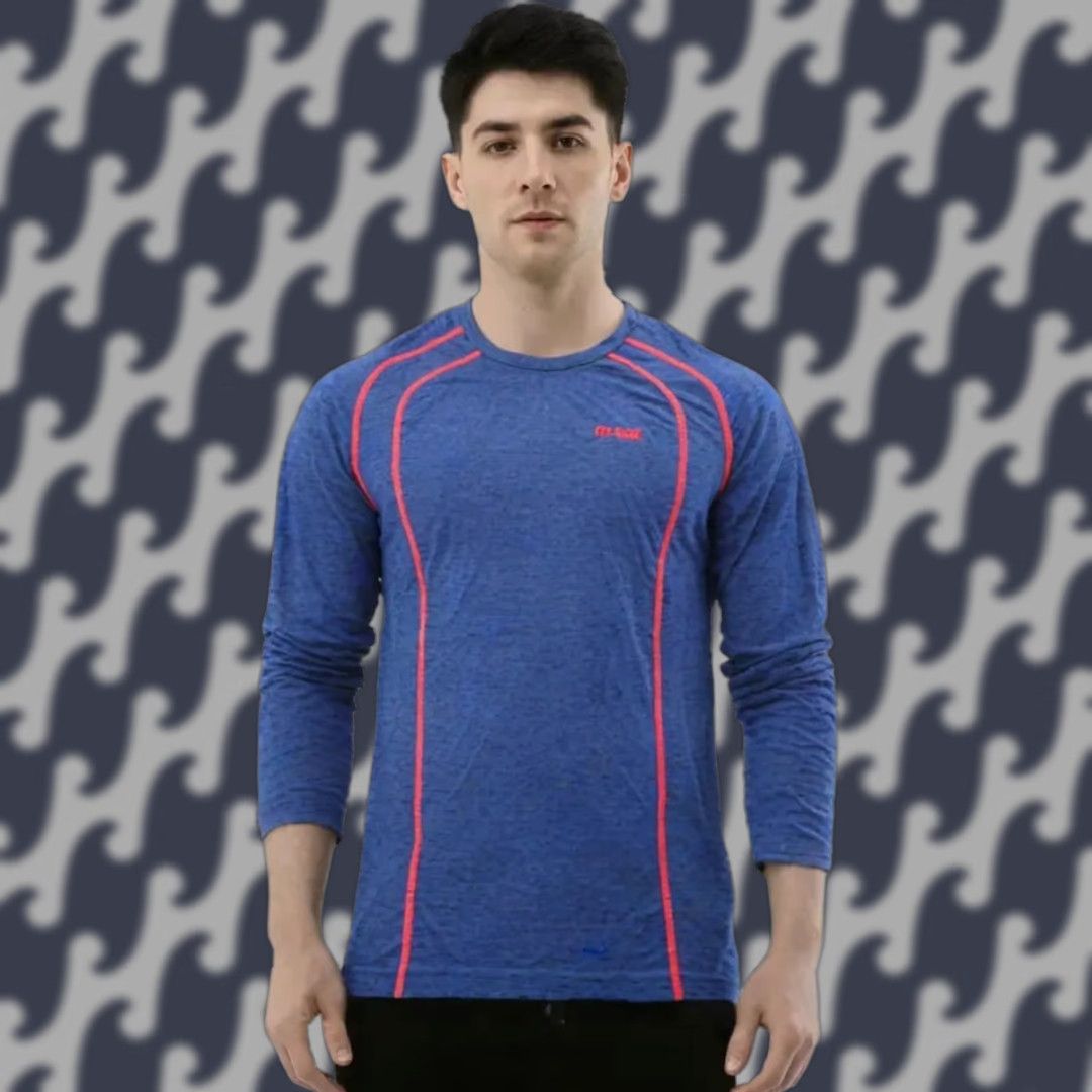 Layer 8 Bergans Norway Layer Shirt Mens Large 100% Merino Wool Outdoor Hiking Blue Size US L / EU 52-54 / 3 - 1 Thumbnail