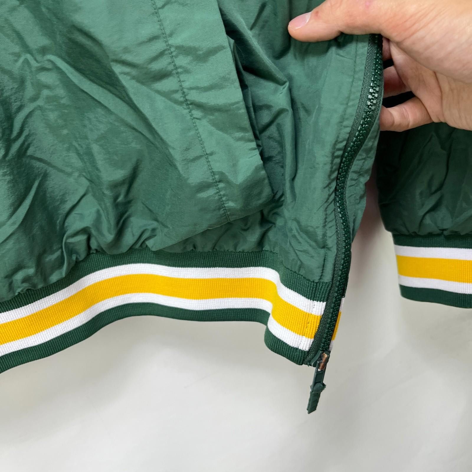 Designer Vintage 90s Green Bay Packers NFL Pullover Jacket Large Size ONE SIZE - 8 Thumbnail