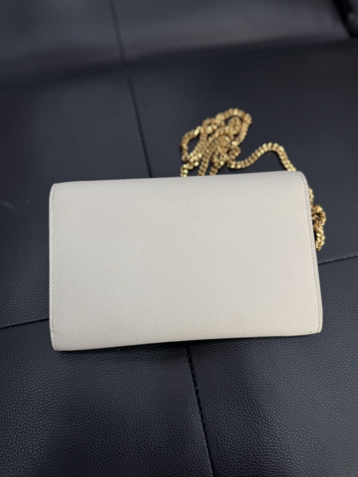 Saint Laurent Paris Saint Laurent Paris Uptown White Chain Bag Women Size ONE SIZE - 7 Thumbnail