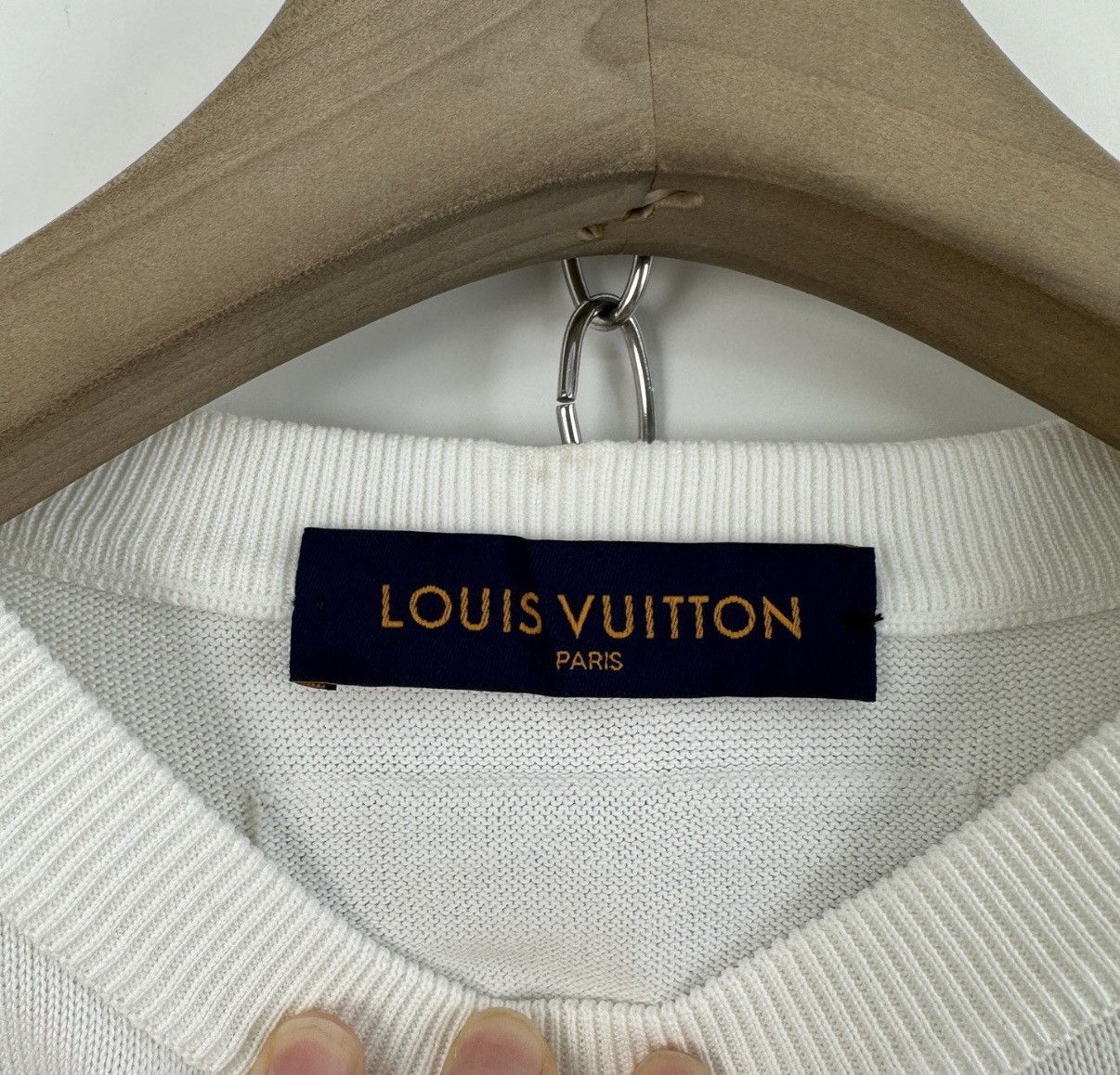 Louis Vuitton Louis Vuitton Face Knit Short Sleeve K12 Size US S / EU 44-46 / 1 - 8 Thumbnail