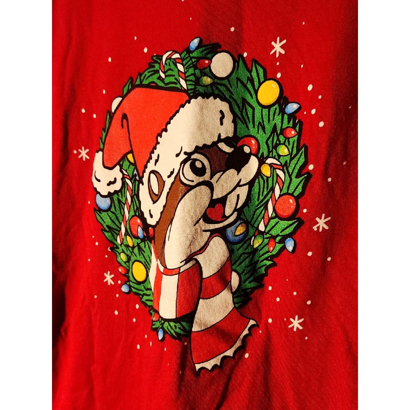 Vintage Buc-ees Christmas T-Shirt Red Small Size S Never Calm Always Bright Men Crew Neck Short Sleeve Size US S / EU 44-46 / 1 - 2 Thumbnail