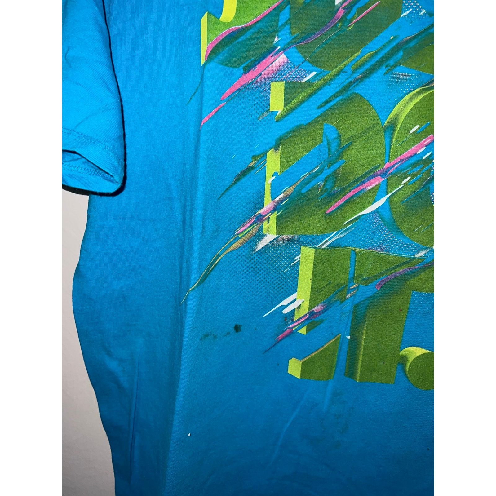 Nike Retro Nike Just Do It Blue Graphic Shirt Tee M Medium Size US M / EU 48-50 / 2 - 4 Thumbnail