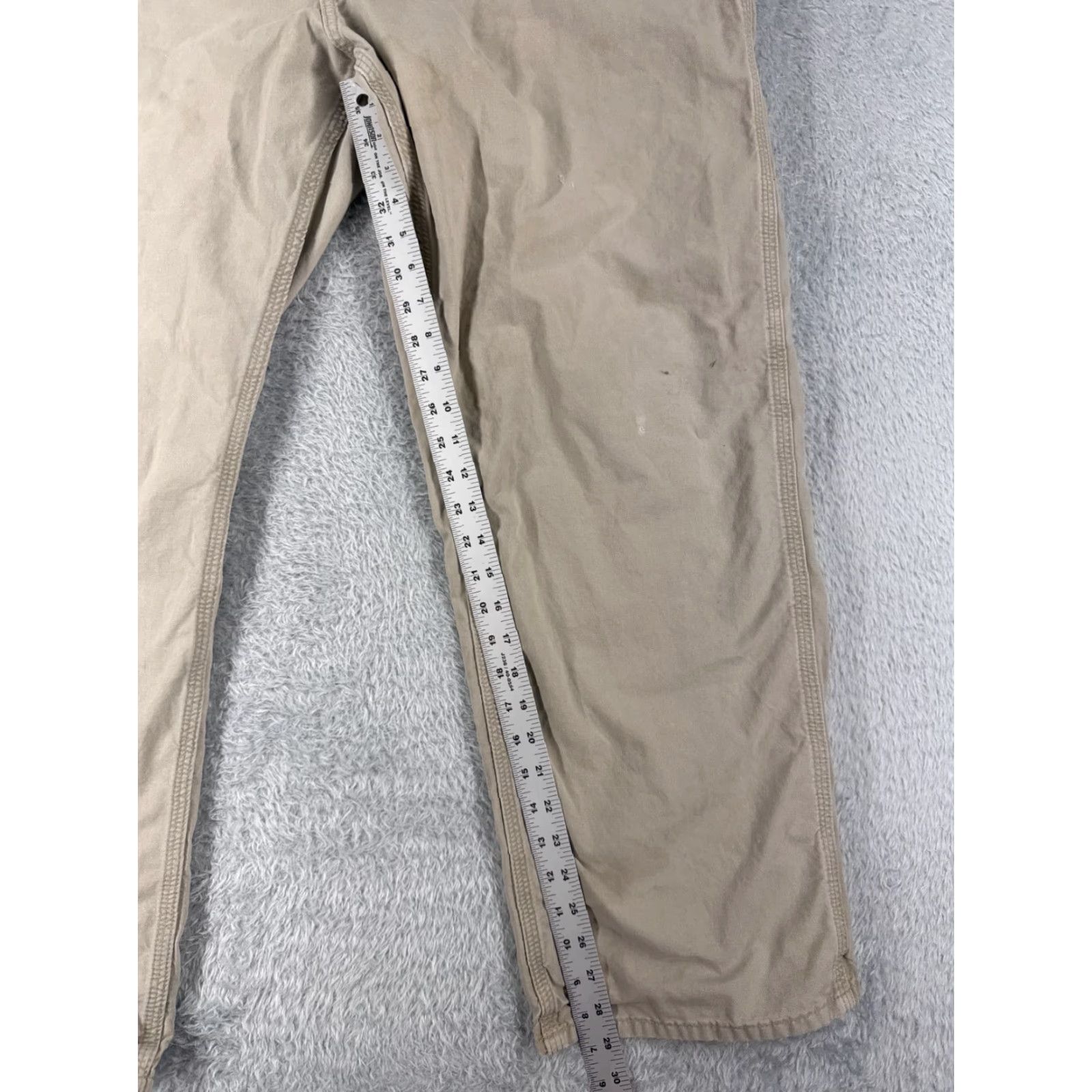 Carhartt Carhartt Pants Men 42 Beige Utility Work Pants 100% Cotton Canvas Relaxed Straight 5-Pocket Carpenter Workwear Mens Size US 42 / EU 58 - 7 Thumbnail