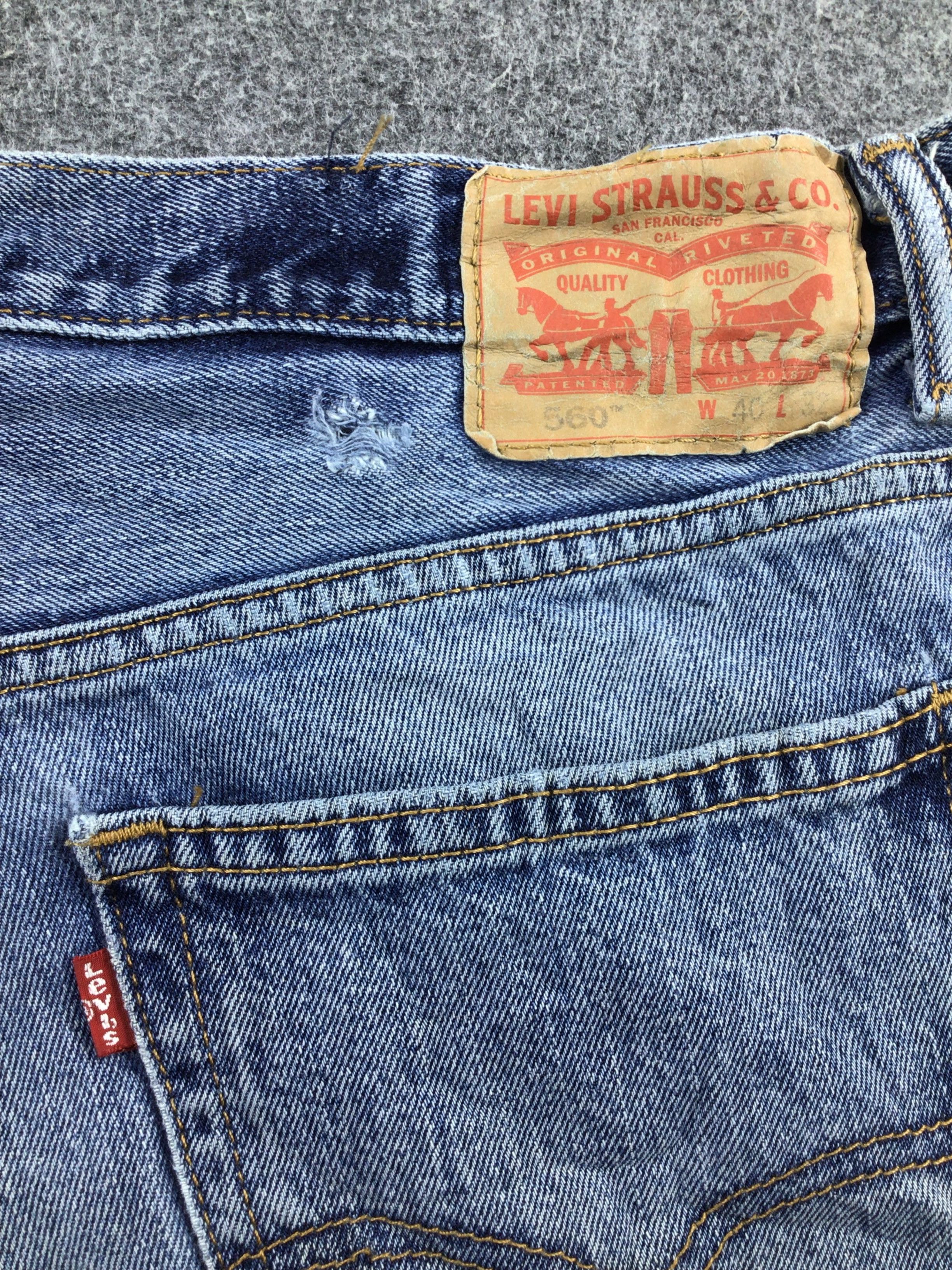 Levi's Vintage Blue Wash Levis Jeans Lot 560-J834 Size US 40 / EU 56 - 5 Thumbnail