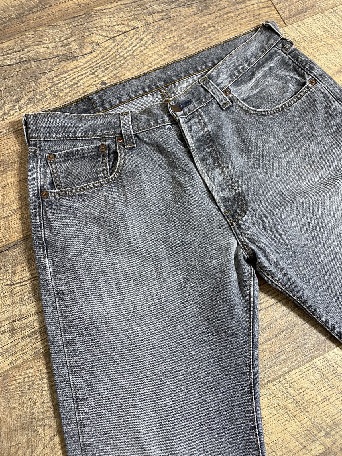 Levi's Levi's 501 Jeans W34 L32 Gray Vintage Great Condition Size US 34 / EU 50 - 3 Thumbnail