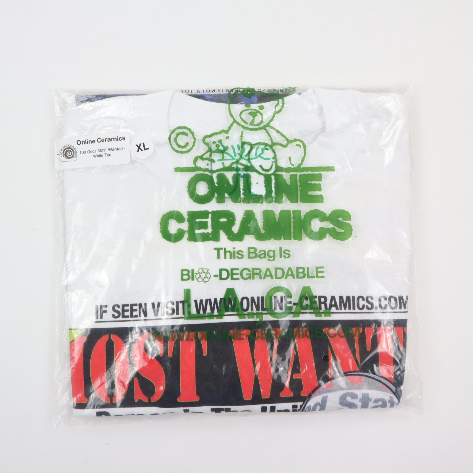 Band Tees × Online Ceramics Online Ceramics x 100 Gecs "Most Wanted" Tee T-Shirt Size US XL / EU 56 / 4 - 3 Thumbnail