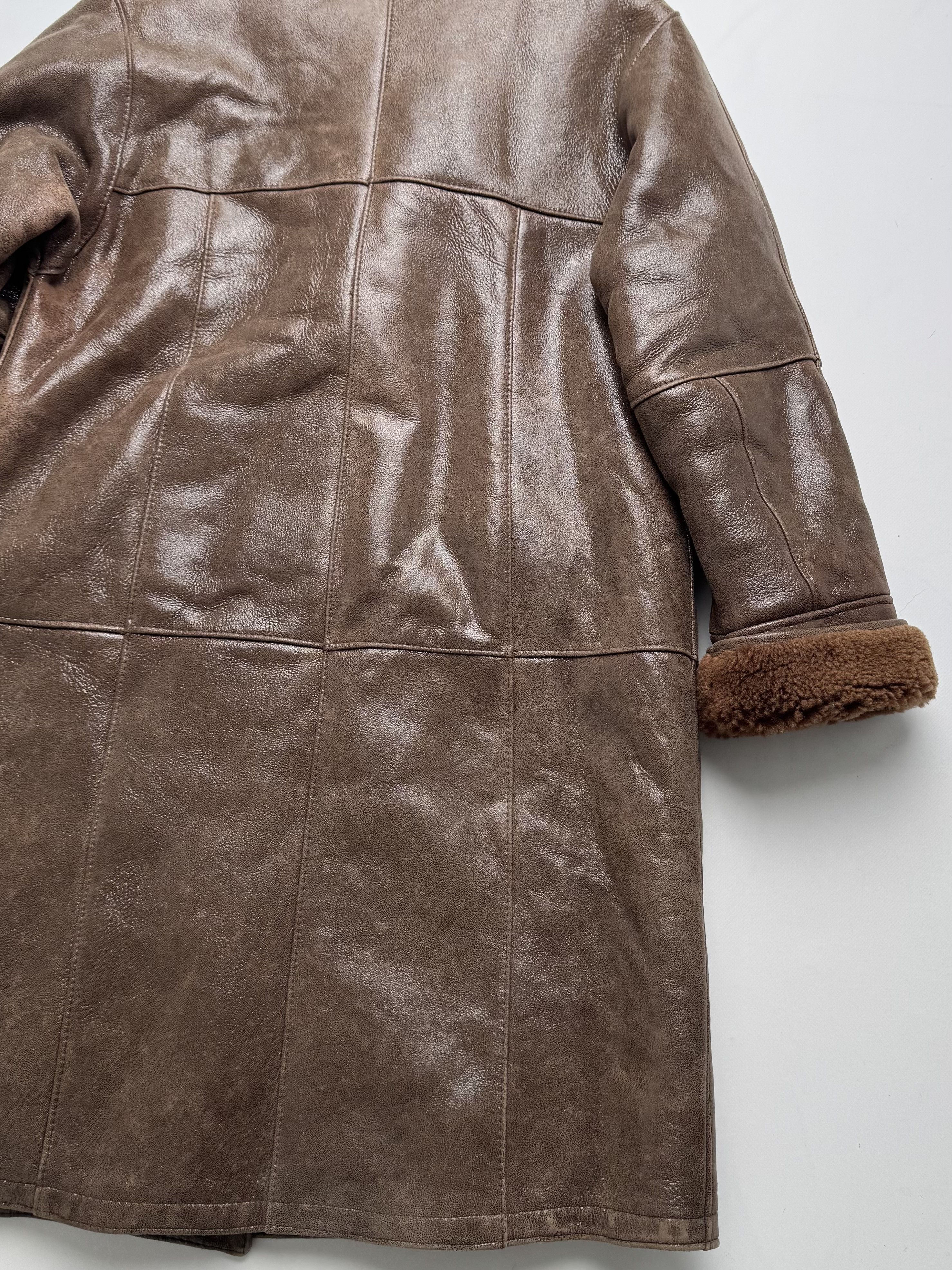 Vintage Vintage Glittered Real Sheepskin Coat B8(V410)E2 Size XL / US 12-14 / IT 48-50 - 11 Thumbnail