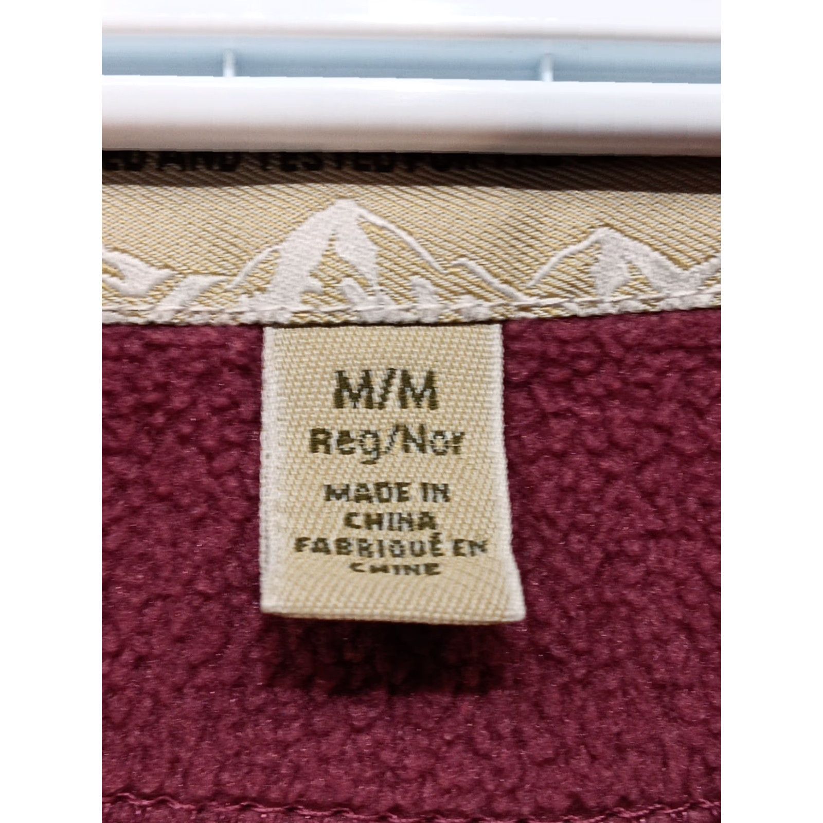 Vintage Cabela's Jacket Women's Sz M Maroon Burgundy Fleece Full Zip Pockets Mock Neck Size M / US 6-8 / IT 42-44 - 7 Thumbnail
