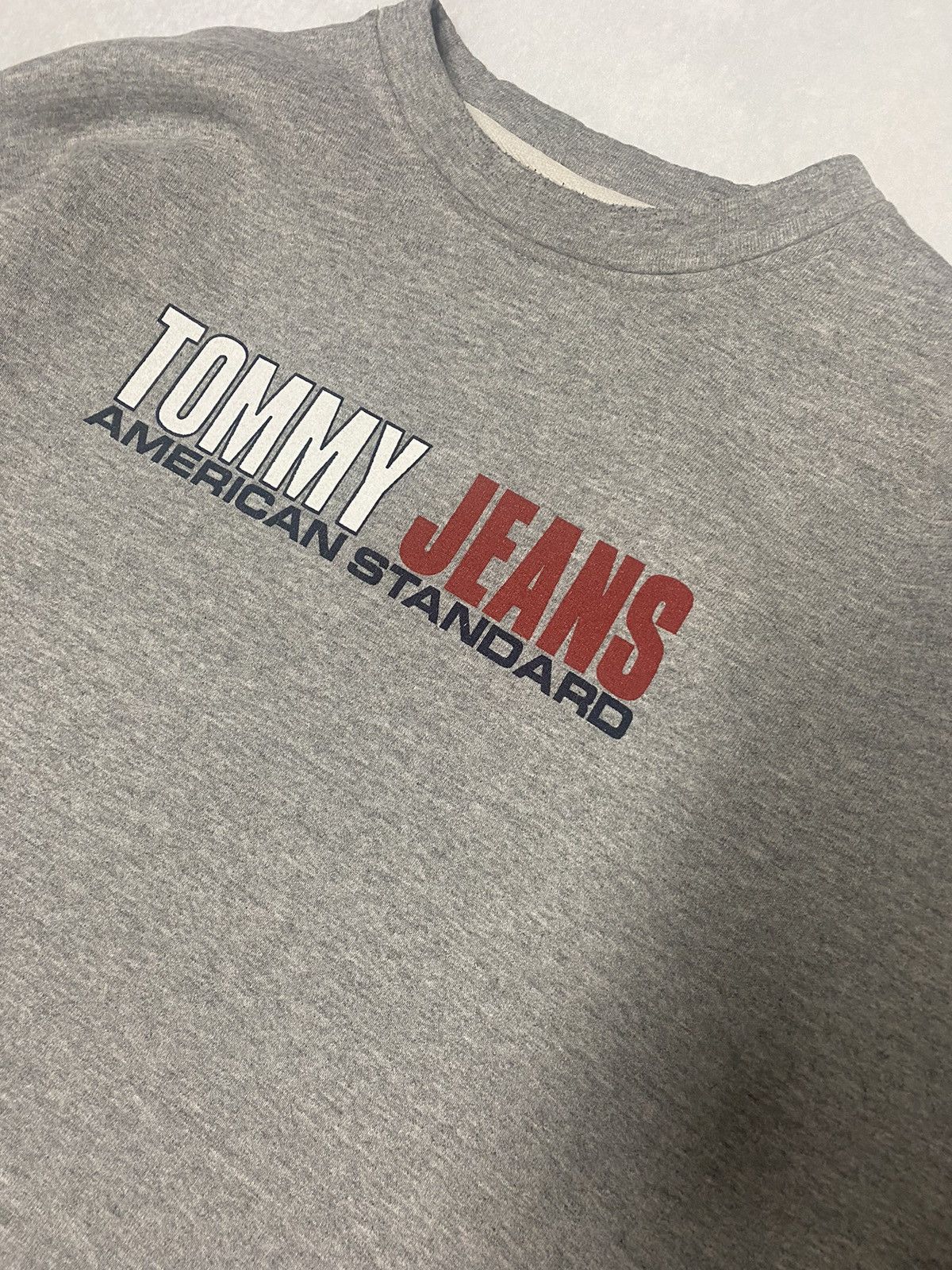 Tommy Jeans × Vintage Vintage Rare 90’s Skater Tommy Jeans Spellout Crewneck M Size US M / EU 48-50 / 2 - 2 Thumbnail