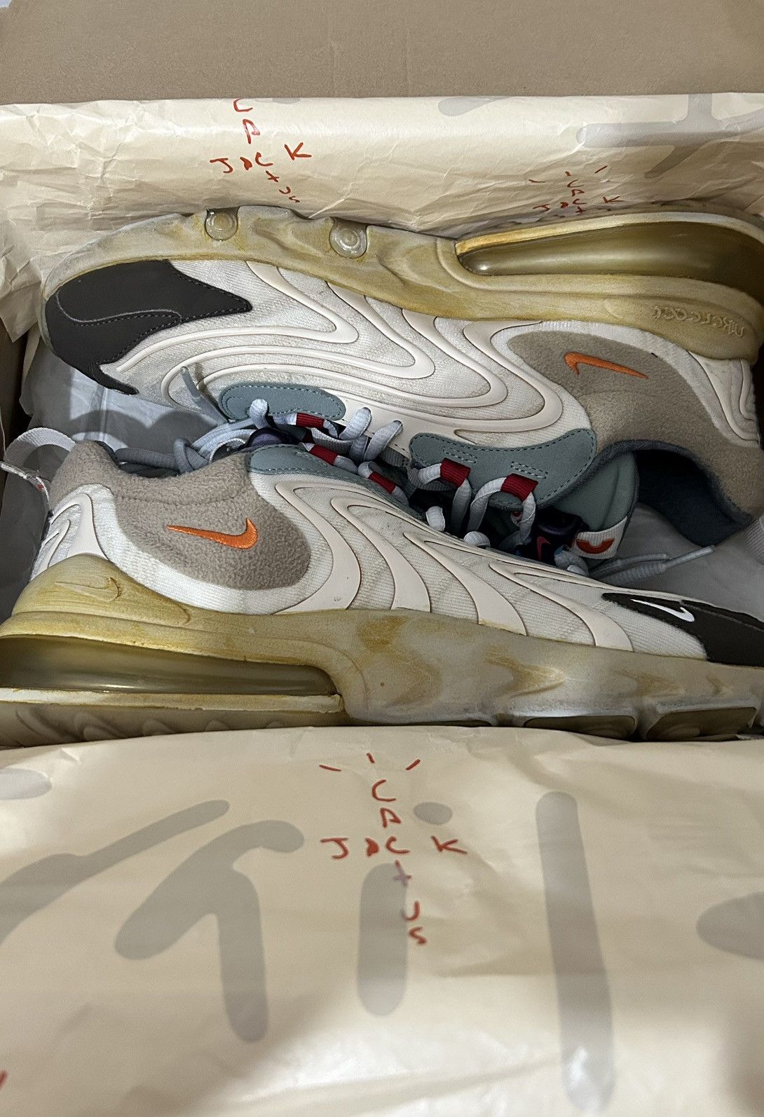 Nike × Travis Scott CT2864-200 Travis Scott Nike Air Max 270 Cactus Trails 8.5UK Size US 8.5 / EU 41-42 - 4 Thumbnail