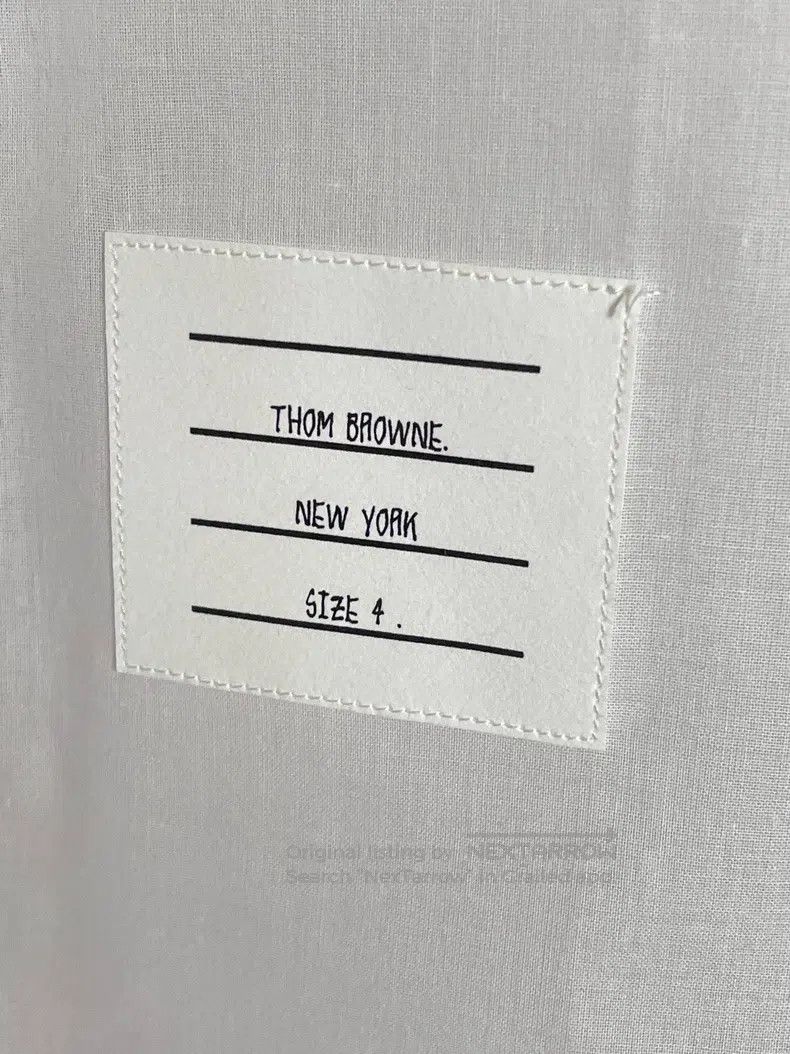 Thom Browne Thom Browne White Short Sleeve Shirt Size US XL / EU 56 / 4 - 4 Thumbnail