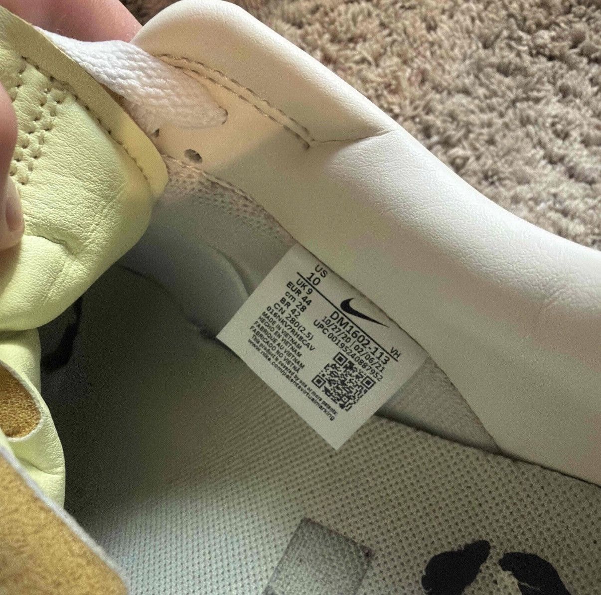 Nike × Off-White Off-White x Nike Dunk Low “The 50” – Size 10 – With Zip Tie Size US 10 / EU 43 - 6 Thumbnail