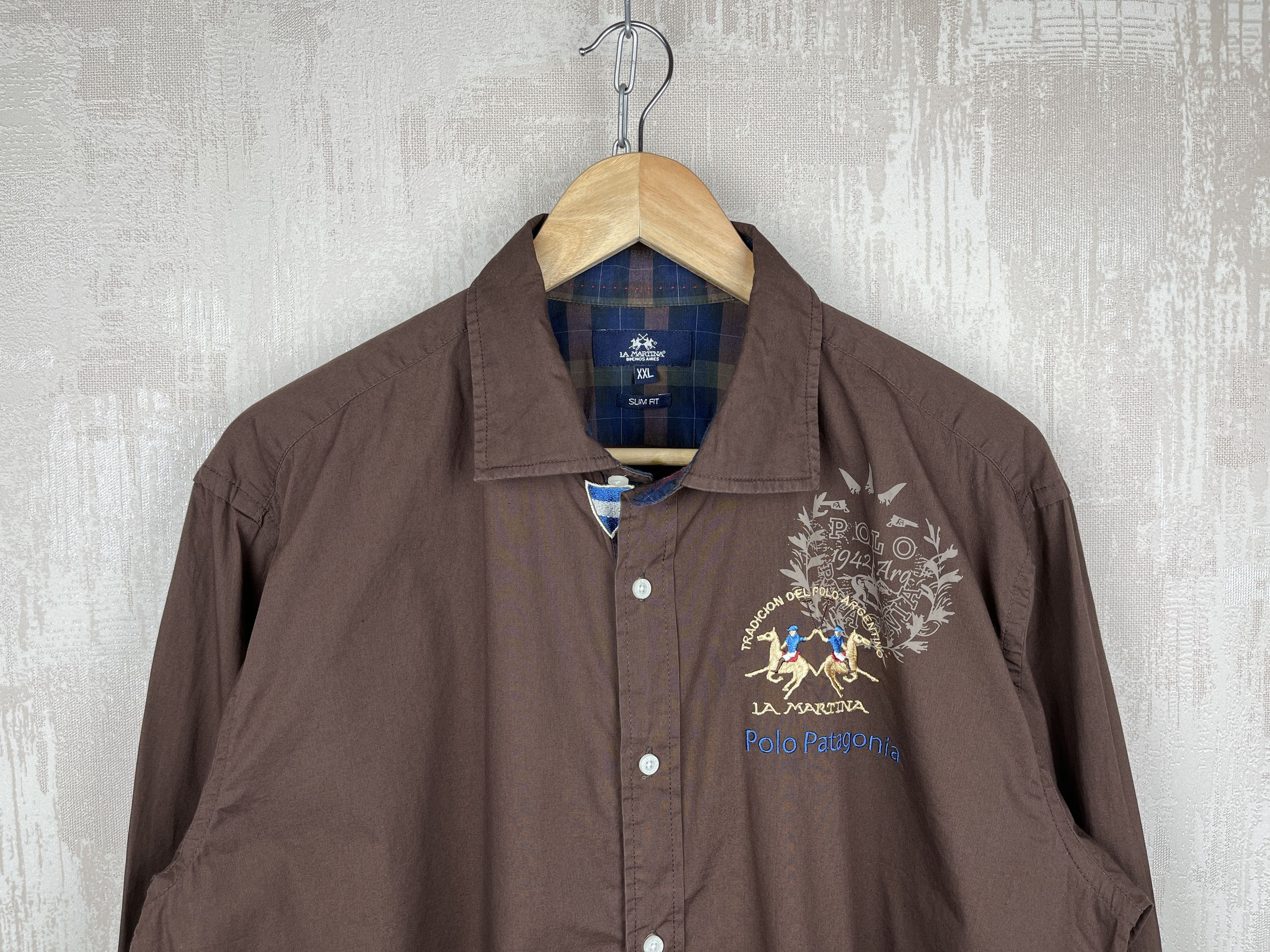 La Martina La Martina Patagonia Polo Long Sleeve Shirt Size US XXL / EU 58 / 5 - 1 Thumbnail