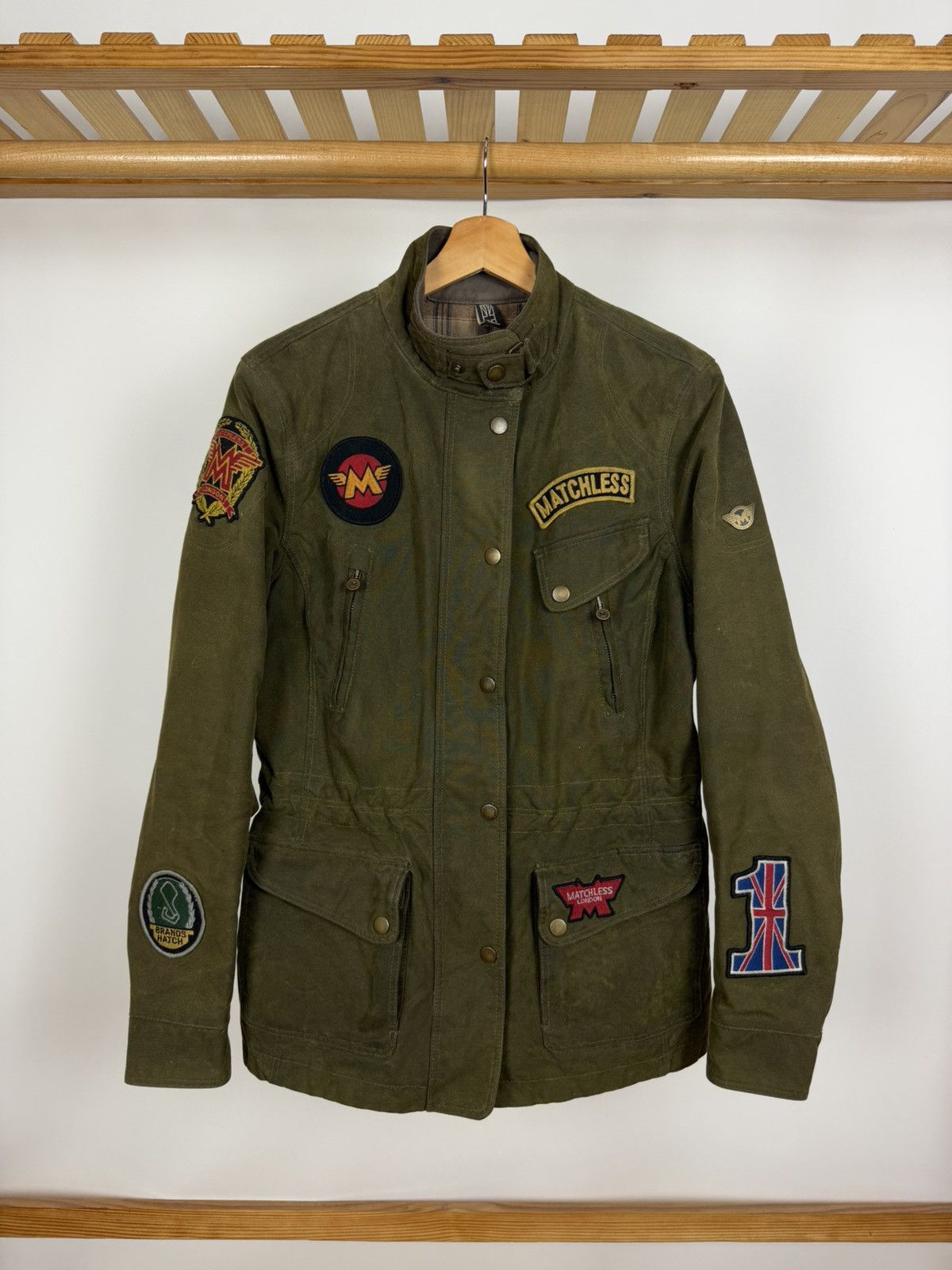 Matchless Matchless Miss Diana Military Green Jacket Size M / US 6-8 / IT 42-44 - 1 Thumbnail