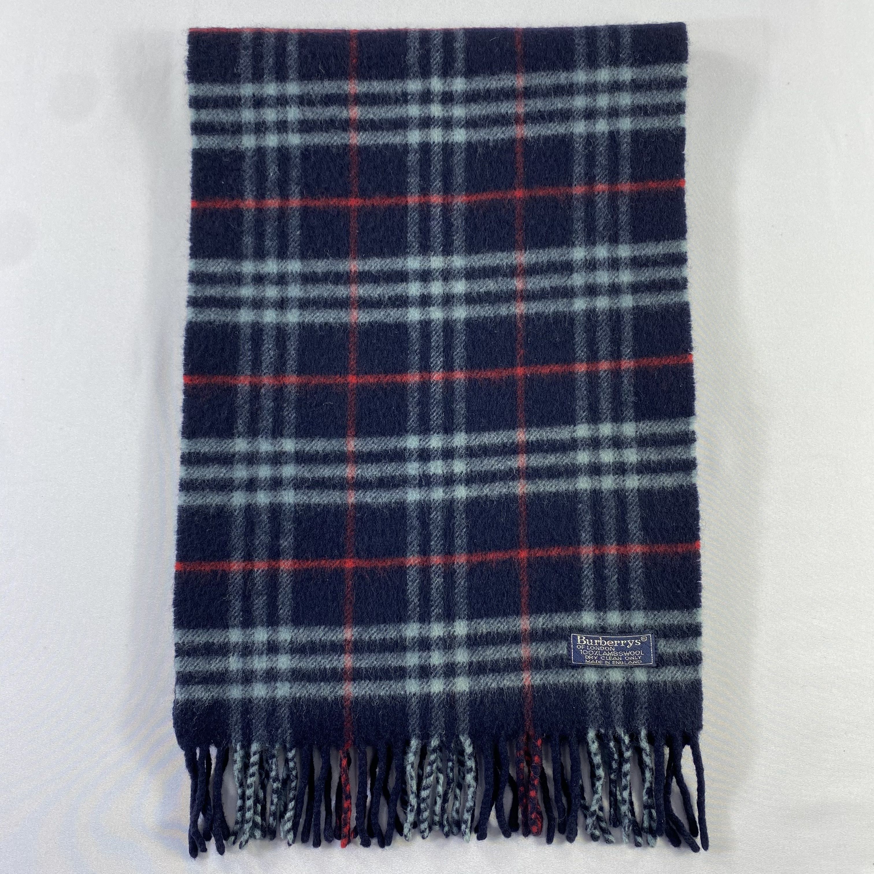 Burberry × Vintage Burberry Scarf Neck Wrap Wool Muffler Size ONE SIZE - 2 Thumbnail