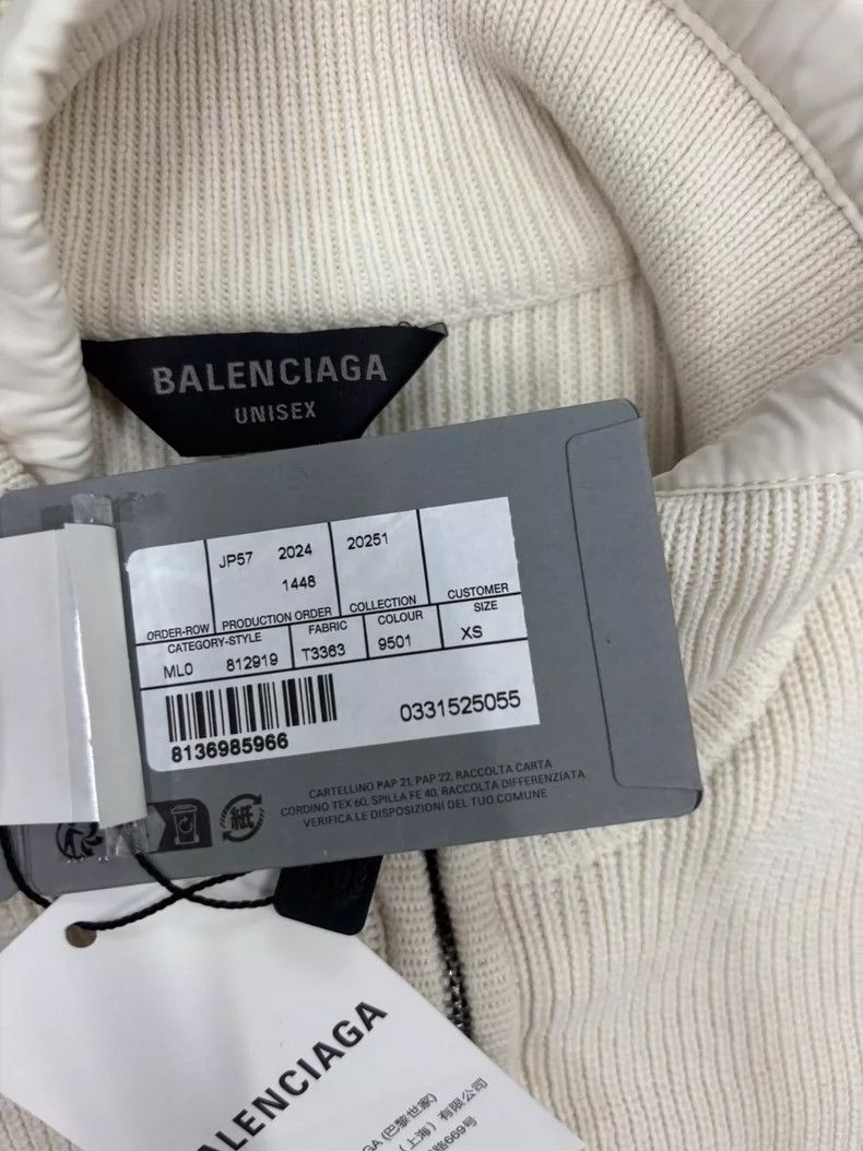 Balenciaga Balenciaga SS25 Logo Print Drop Shoulder Long Sleeve Sweate Size US XS / EU 42 / 0 - 6 Thumbnail