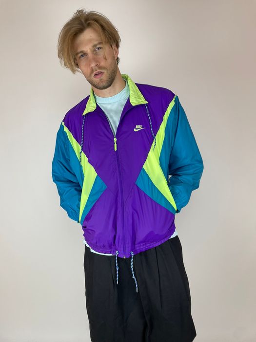 Nike Vintage nike Track jacket s s Mens size Large   Grailed