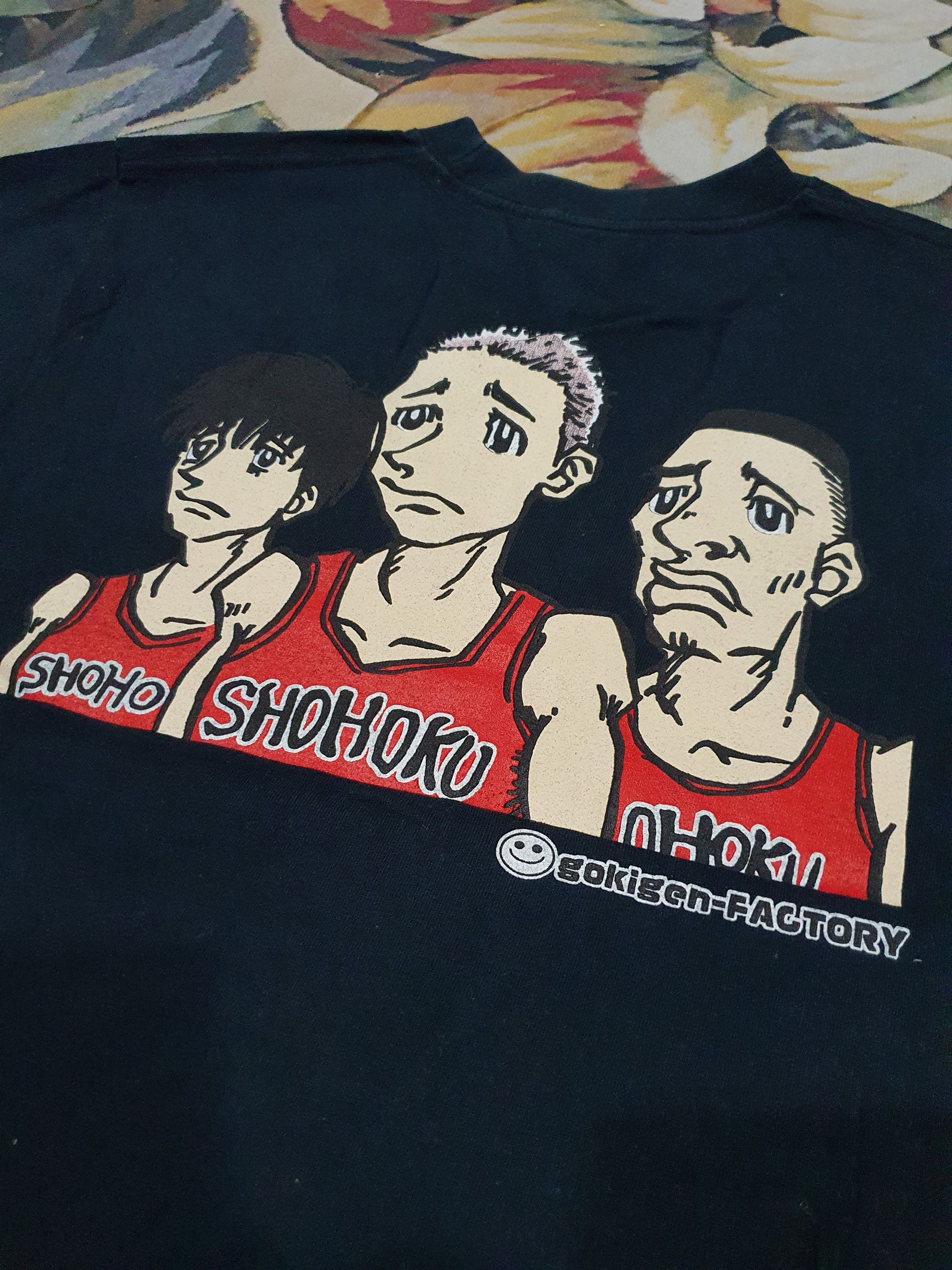 Vintage Slam Dunk Shohoku anime T-shirt by Gokigen Factory Size US M / EU 48-50 / 2 - 9 Thumbnail