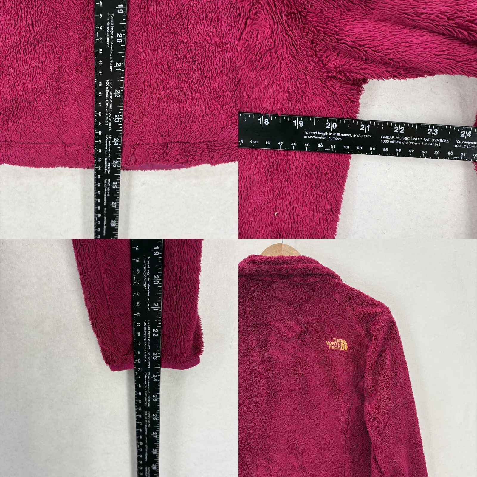 The North Face The North Face Fleece Jacket Womens Medium Pink Full Zip Warm Polyester Lined Pockets Collared Outdoor Casual Travel Size M / US 6-8 / IT 42-44 - 8 Thumbnail