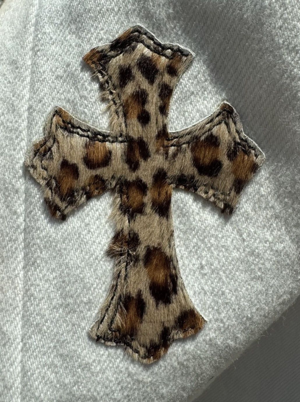 Chrome Hearts Chrome Hearts Levi's 501 34 Leopard Cross Patches Jeans Size US 34 / EU 50 - 10 Thumbnail