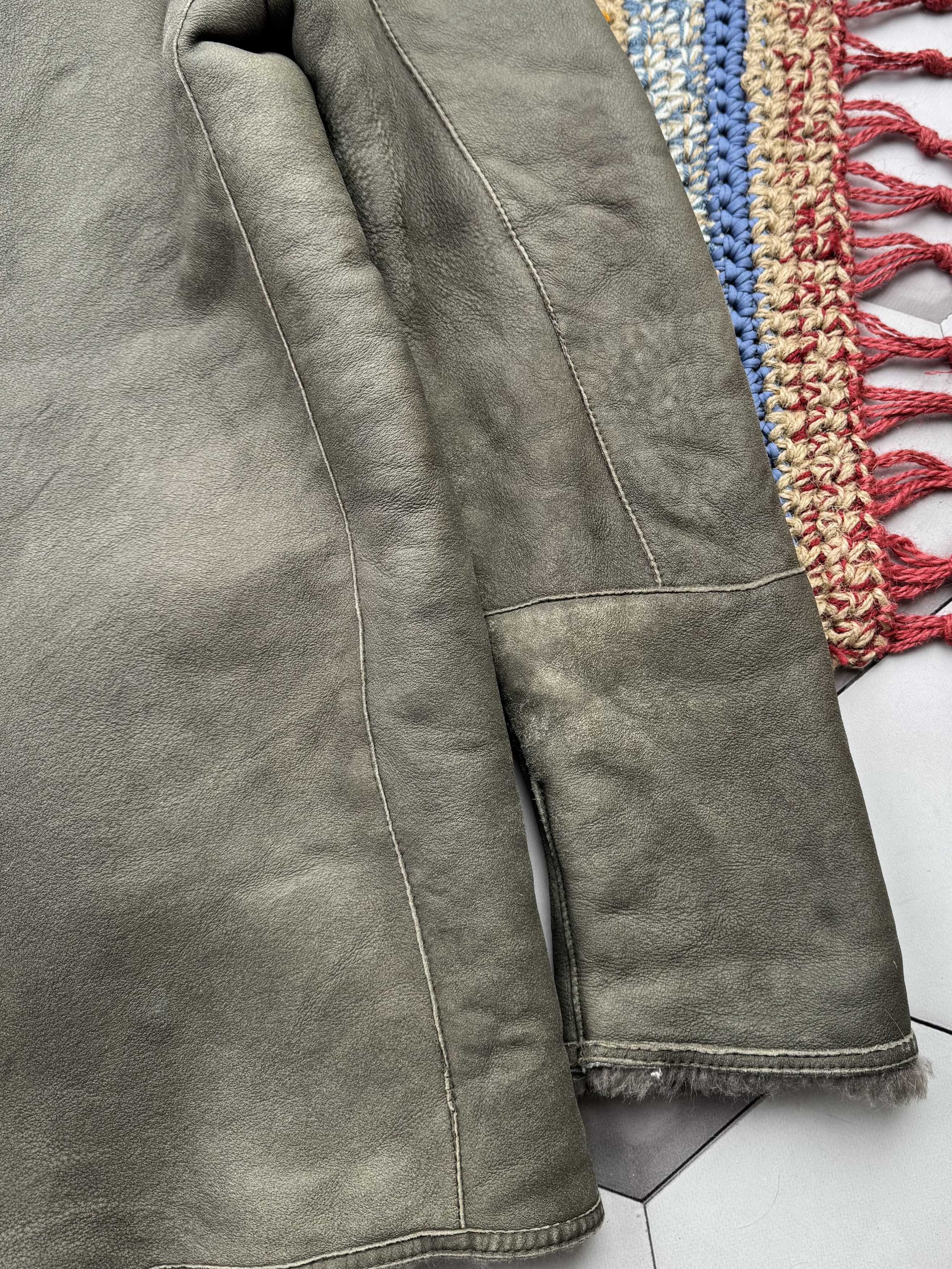 Japanese Brand Vintage Real Sheepskin Coat (E4) Size US XS / EU 42 / 0 - 11 Thumbnail