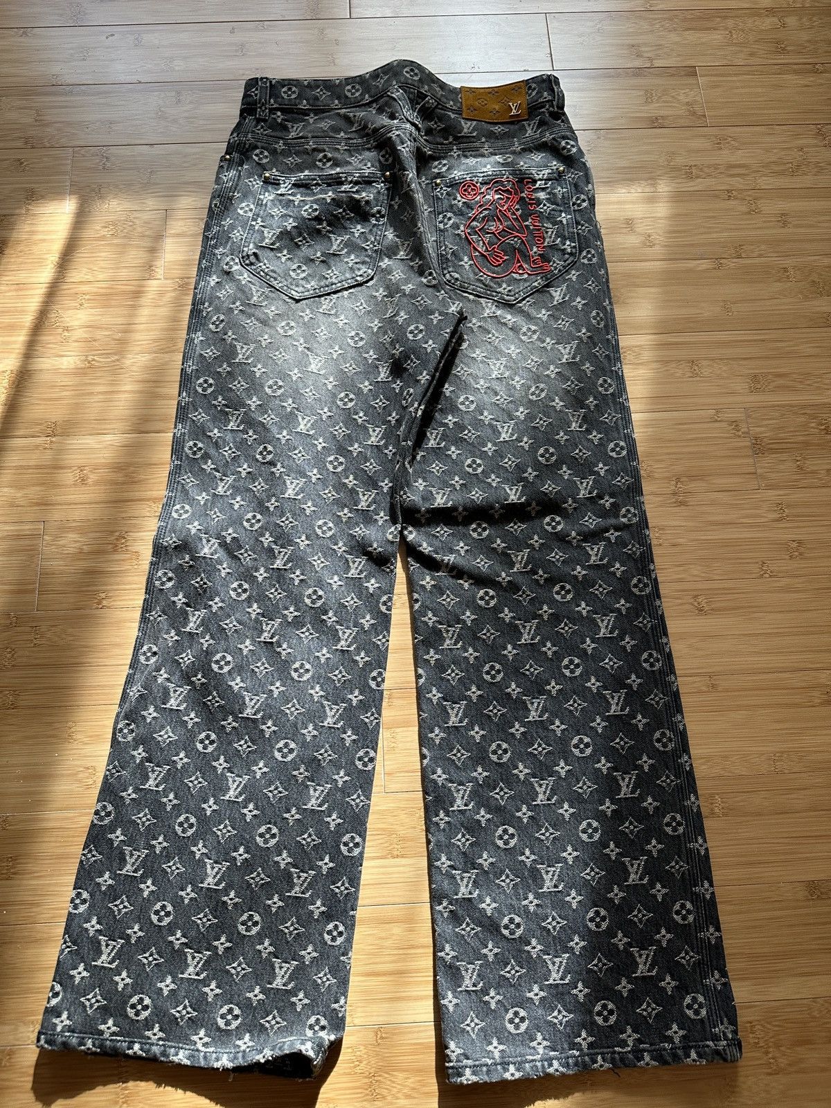 Louis Vuitton Louis Vuitton Distressed Baggy Denim Size US 28 / EU 44 - 5 Thumbnail