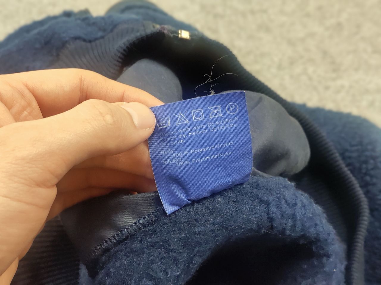 Helly Hansen Vintage 80s Helly Hansen Deep Pile Sherpa Fleece Navy Jacket Size US M / EU 48-50 / 2 - 13 Thumbnail