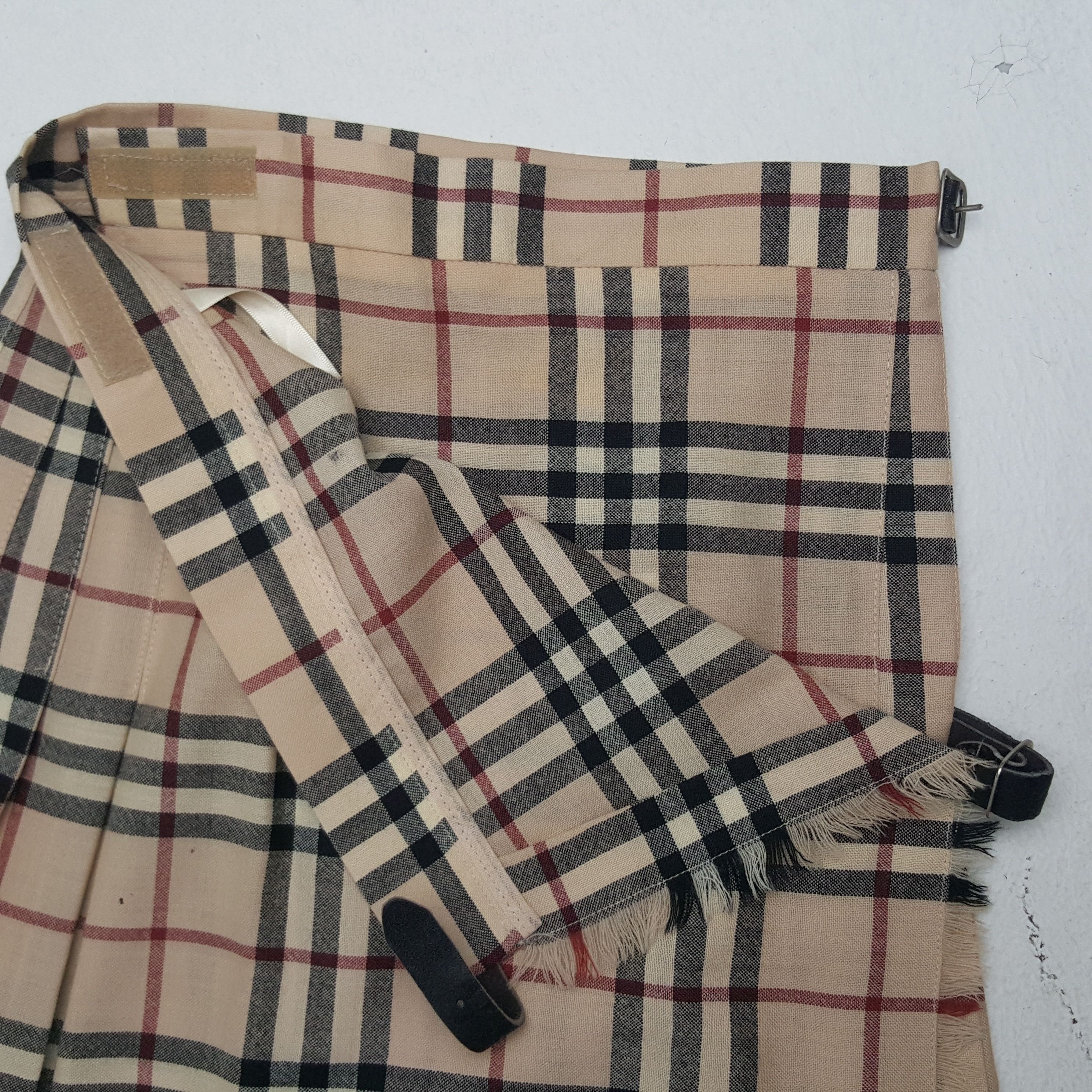 Burberry × Vintage Vintage Burberry London Nova Check Mini Skirt Size 22" - 6 Thumbnail
