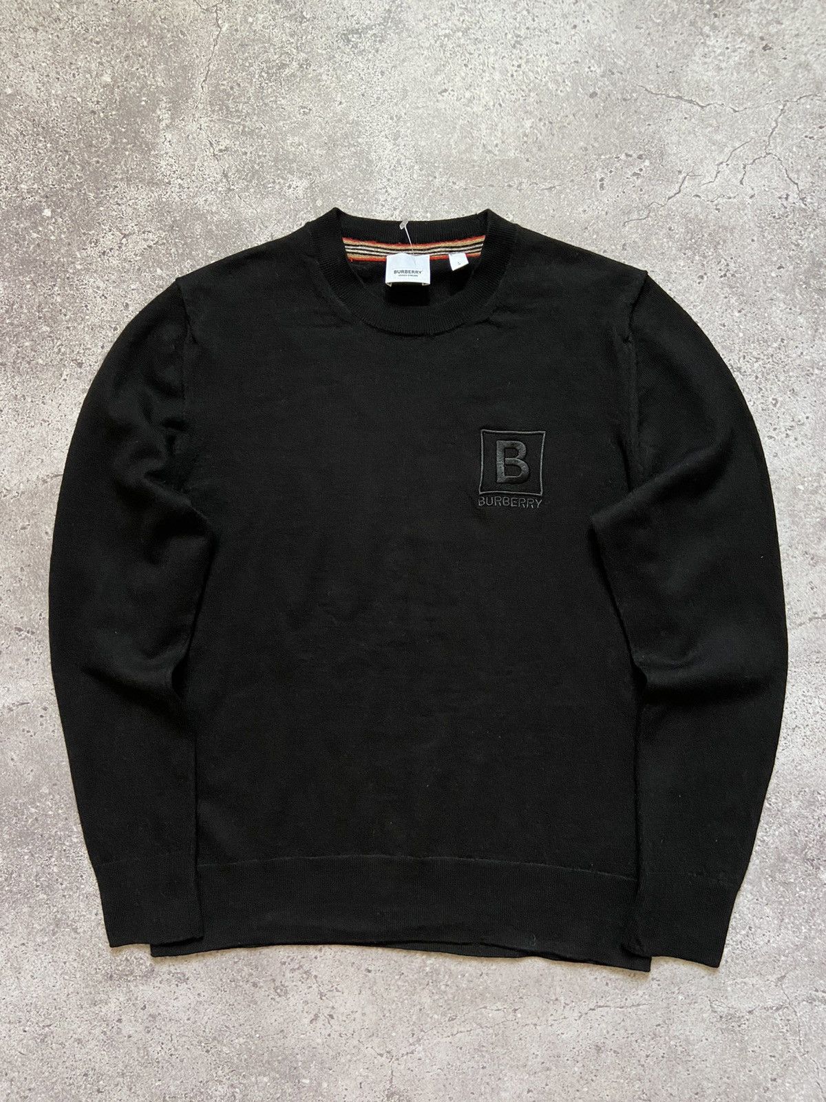 Burberry Burberry London Sweater Box Logo Size US L / EU 52-54 / 3 - 1 Thumbnail