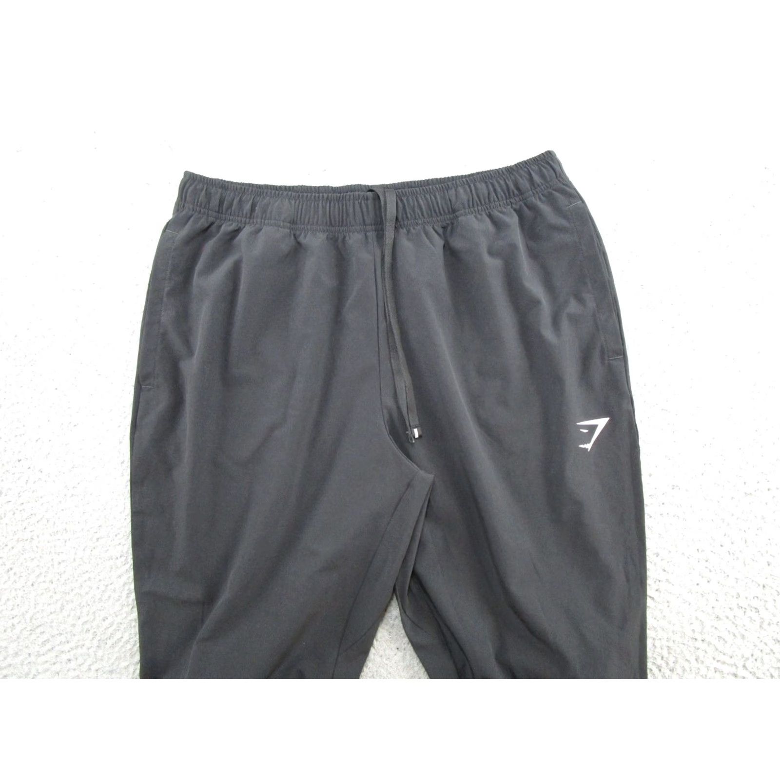Gymshark Gymshark Men’s Athletic Sweat Pants L Black Drawstring - Jogger, Pockets, Tapered Fit, Activewear, Gym & Training, Regular Size Size US 33 - 2 Thumbnail