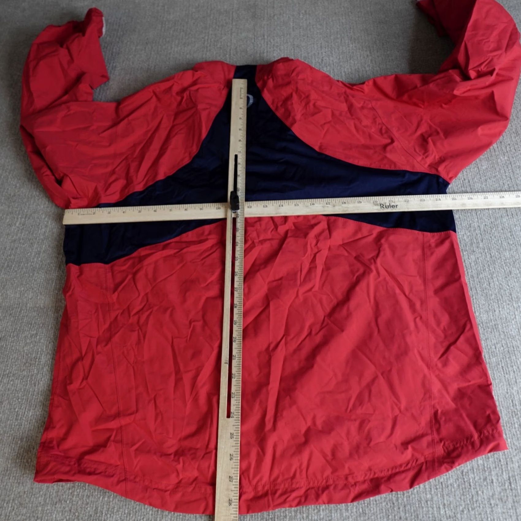 Vintage Zero Restriction Mens Jacket L Red 1/4 Zip Tour Series Waterproof Windbreaker Size US L / EU 52-54 / 3 - 4 Thumbnail