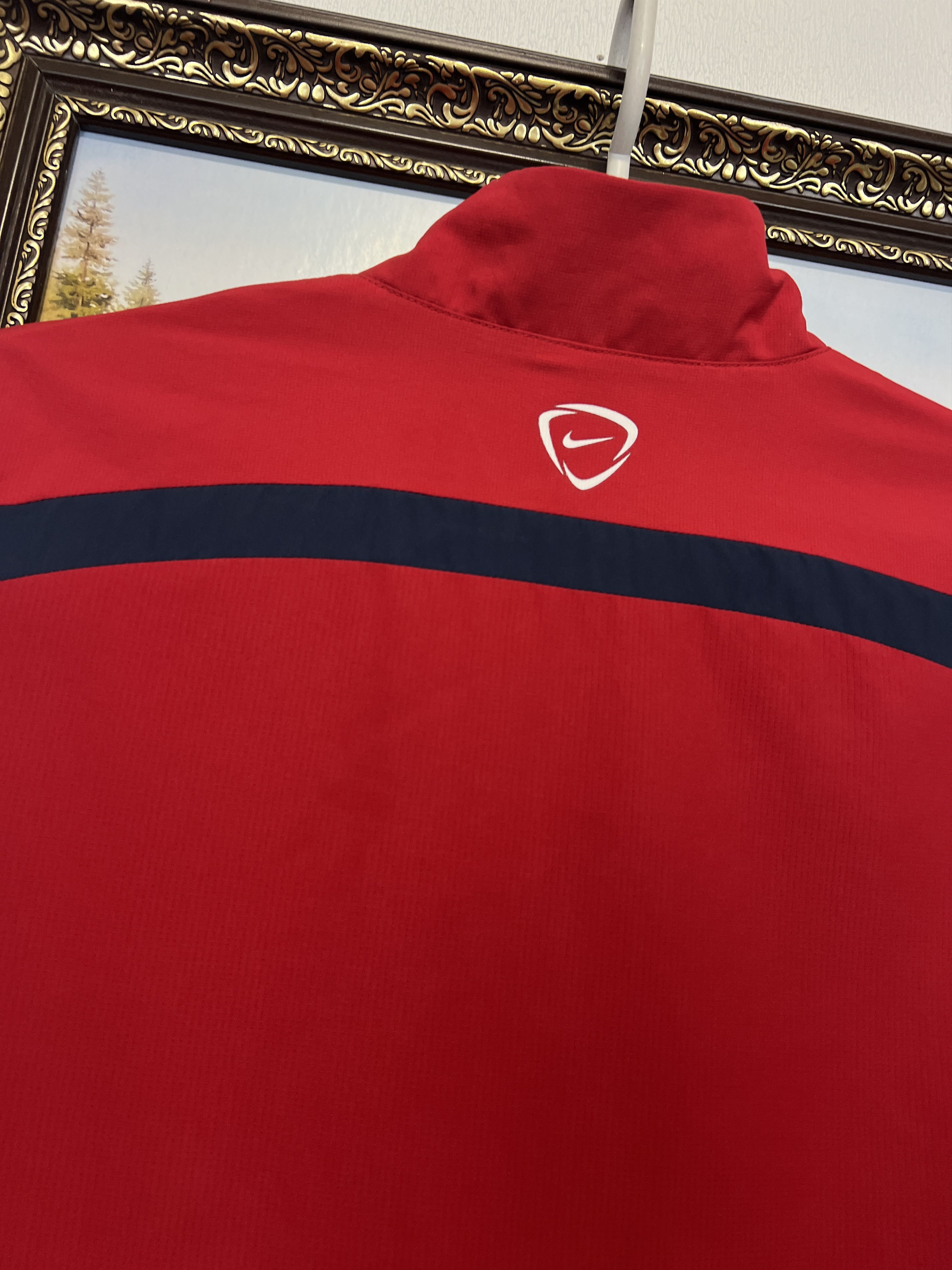 Nike Vintage France Football Red Jacket Soccer Track Top National Size M / US 6-8 / IT 42-44 - 12 Thumbnail