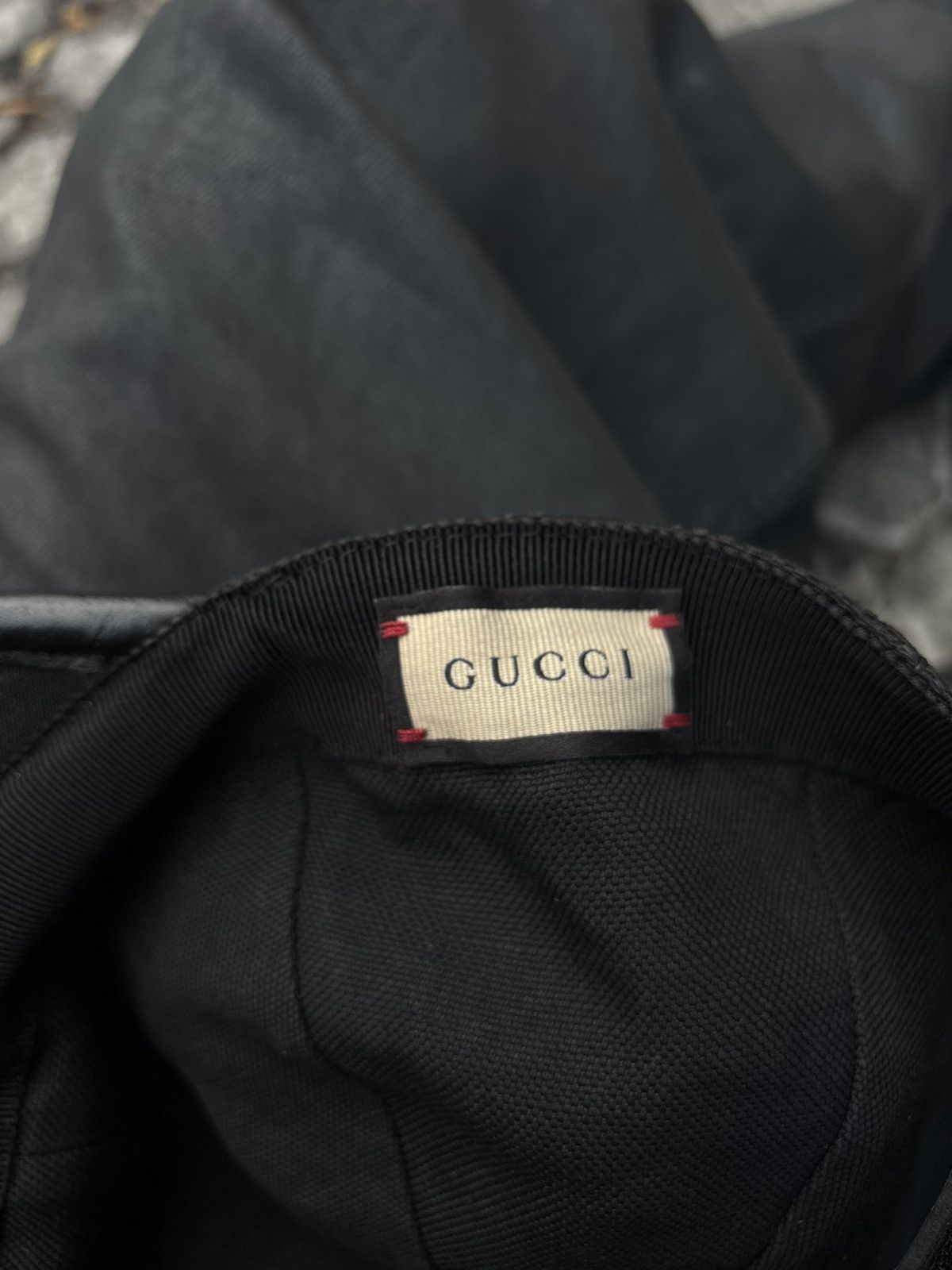 Gucci gucci hat jumbo gg monogram black Size ONE SIZE - 7 Thumbnail