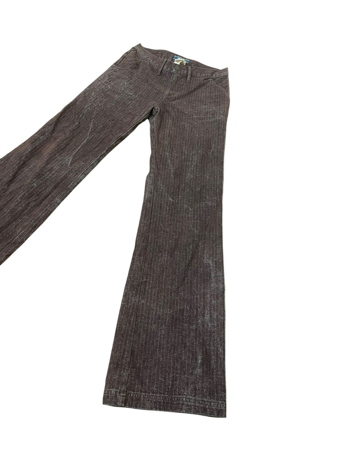 Hysteric Glamour Flare Jeans Carpenter GRZ&M Herringbone Boot Cut 1🟦6 Size US 29 - 3 Thumbnail